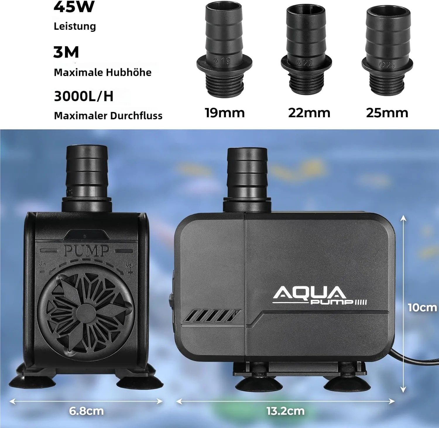 TLGREEN Aquarienpumpe Aquarium Pumpe Wasserpumpe, für Teich Brunnen Aquariu günstig online kaufen