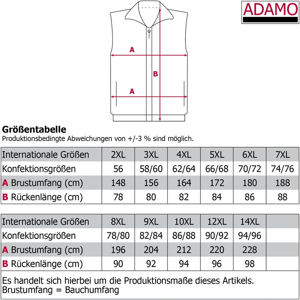 RennerXXL Funktionsweste Orlando Herren Sport-Fitness-Weste XXL günstig online kaufen