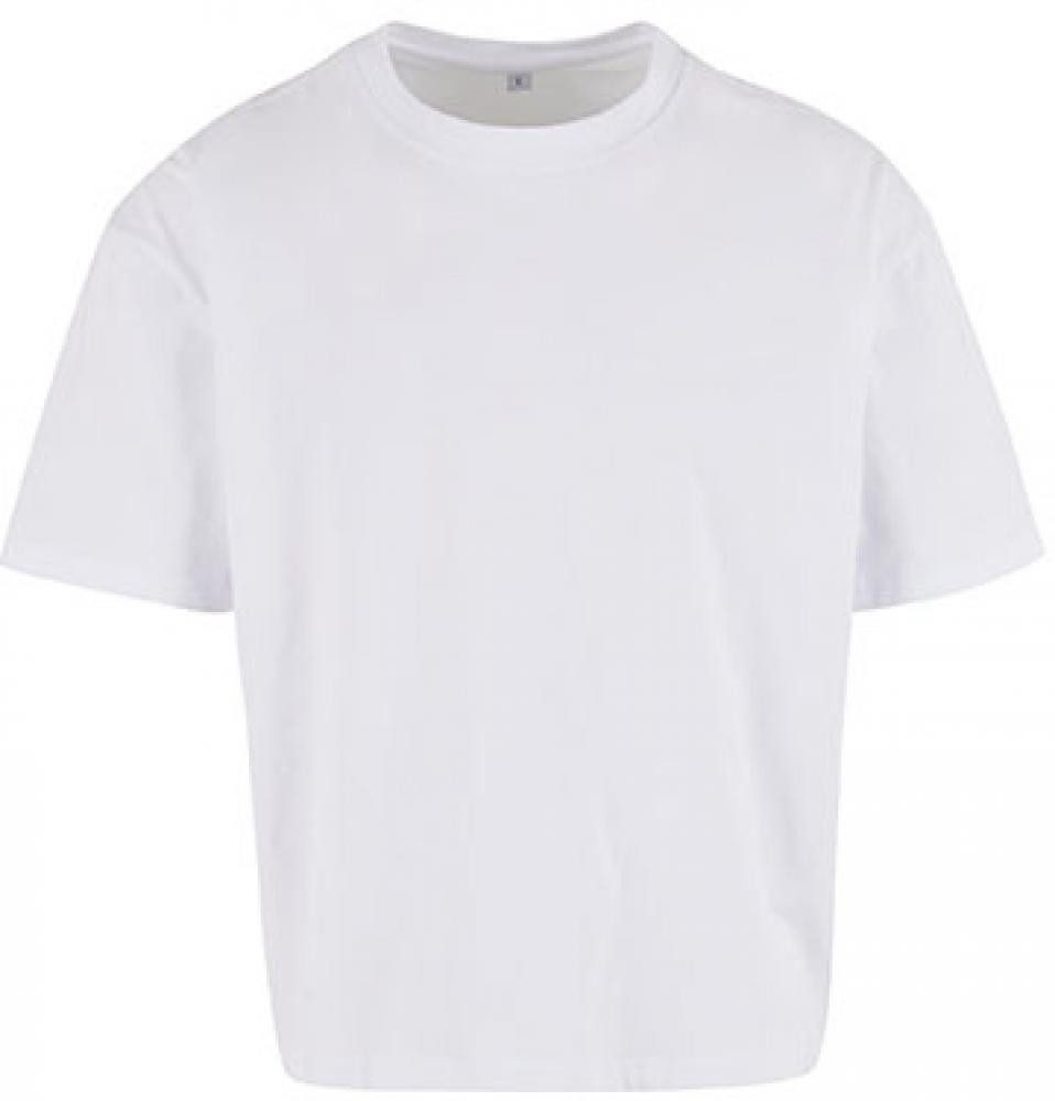 Rundhalsshirt Unisex Cropped Oversized Tee