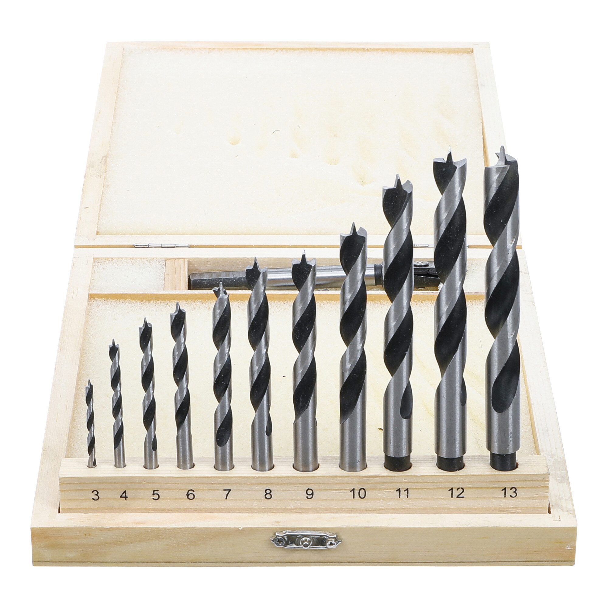 BGS technic Holzbohrer BGS Holzbohrer- / Zentrumbohrer-Sat, 14-tlg.