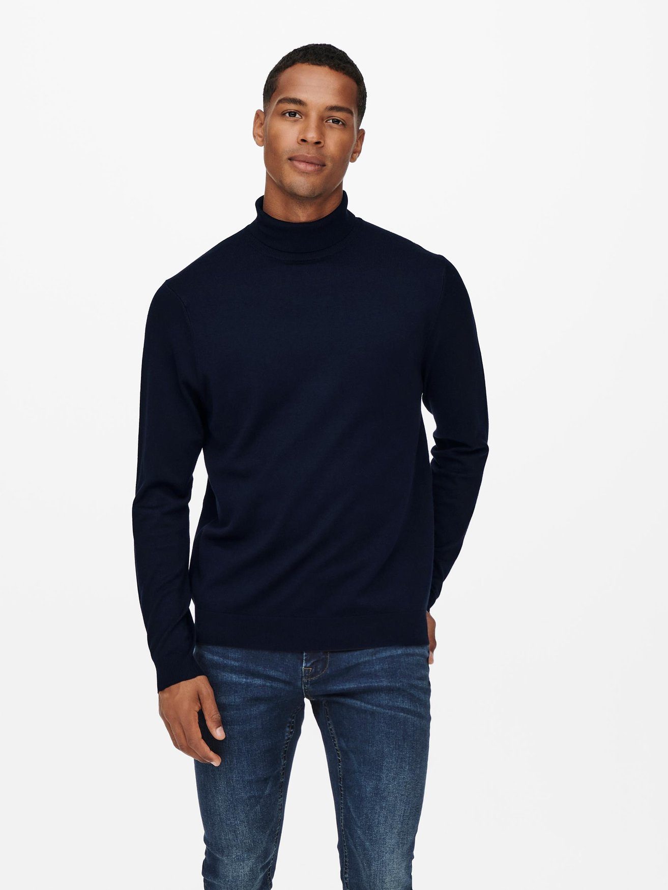 ONLY & SONS Вязаные свитера ONSWYLER LIFE REG ROLL NECK KNIT NOOS