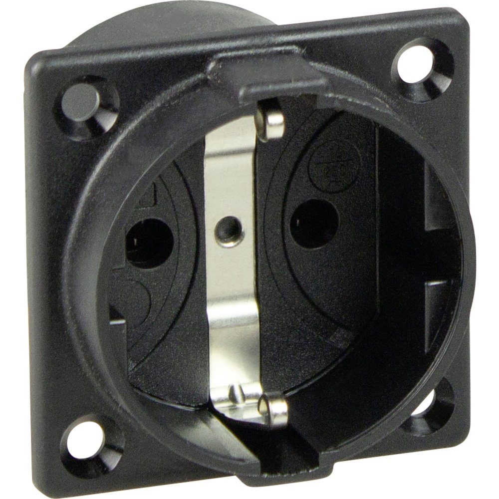 Steckdose AS Schwabe 45081 Einbau-Steckdose Schwarz