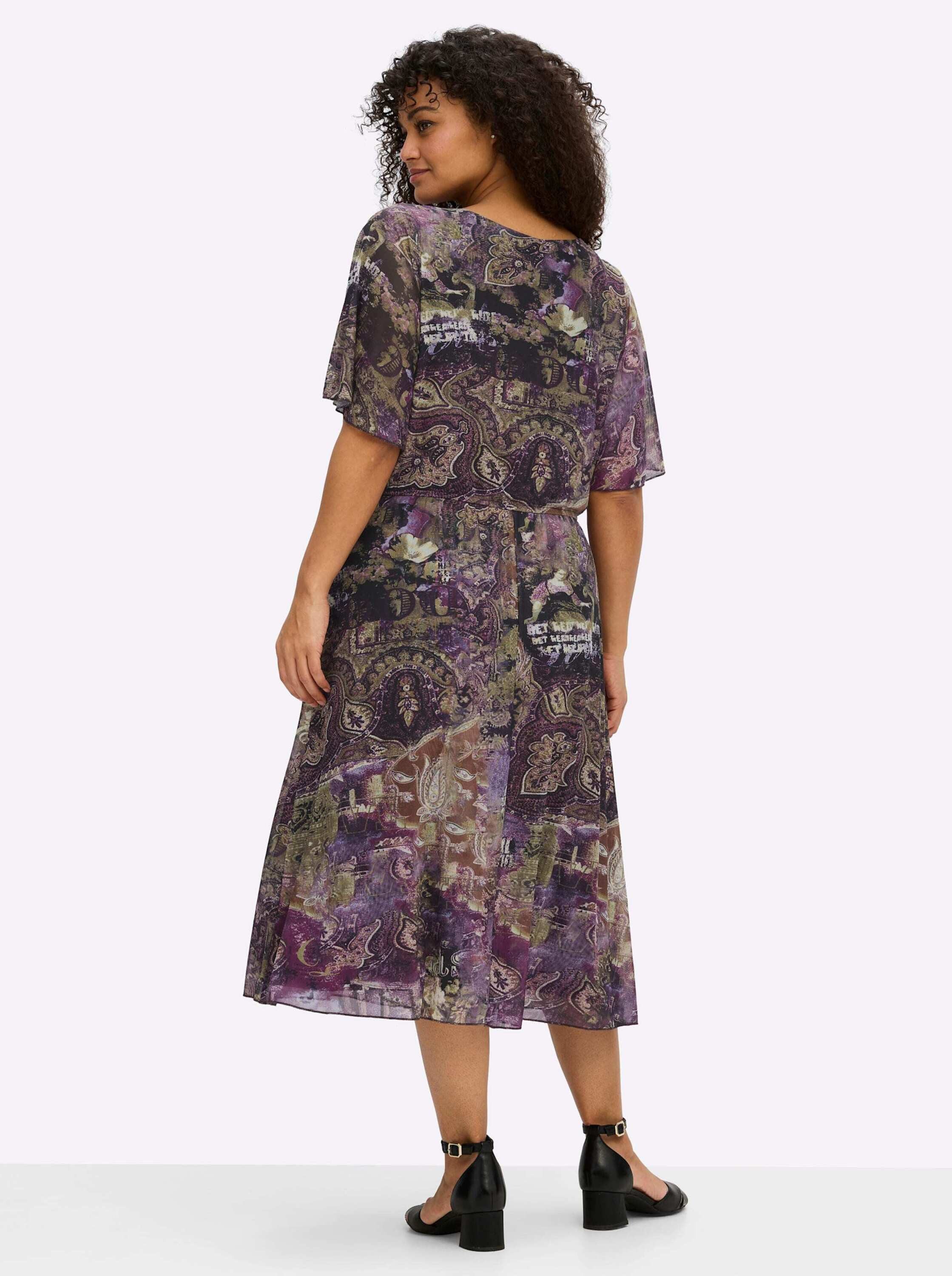 sheego by Joe Browns Jerseykleid Jersey-Kleid Kurzarm