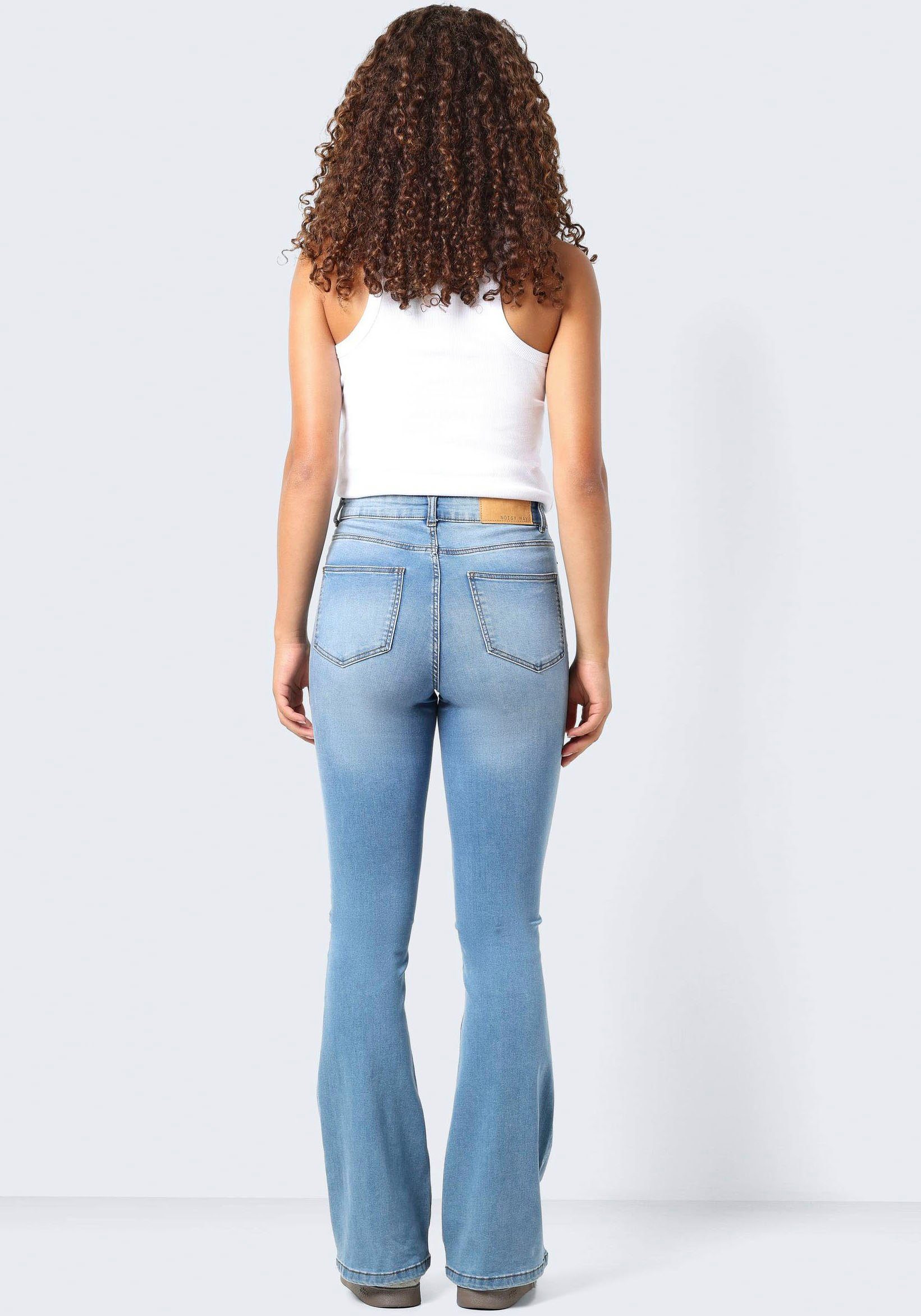 FLARE NMSALLIE may Noisy NOOS VI162LB HW JEANS Bootcut-Jeans