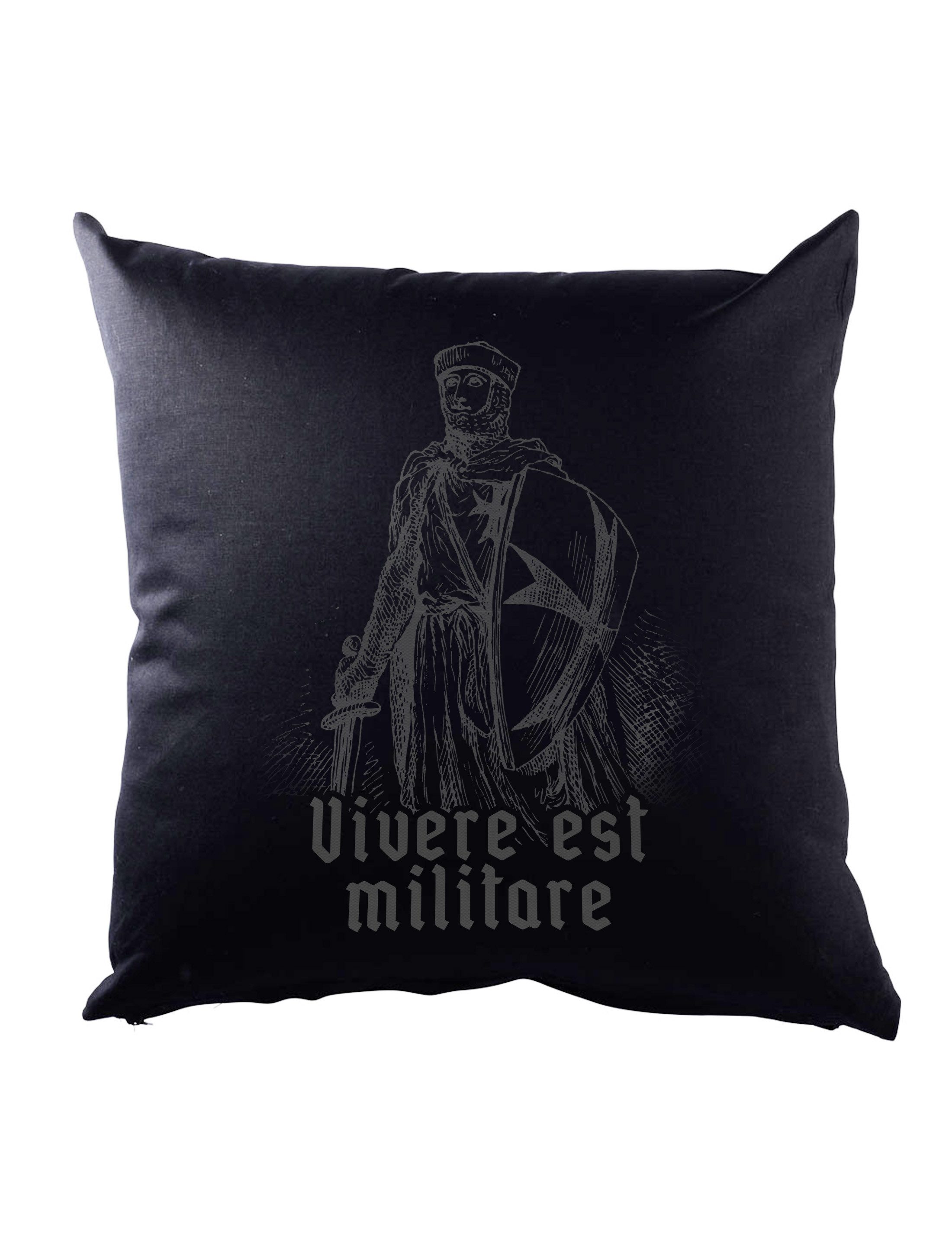 Dekokissen Vivere Est Militare II Dekokissen Soldier Ritter Knight Leben