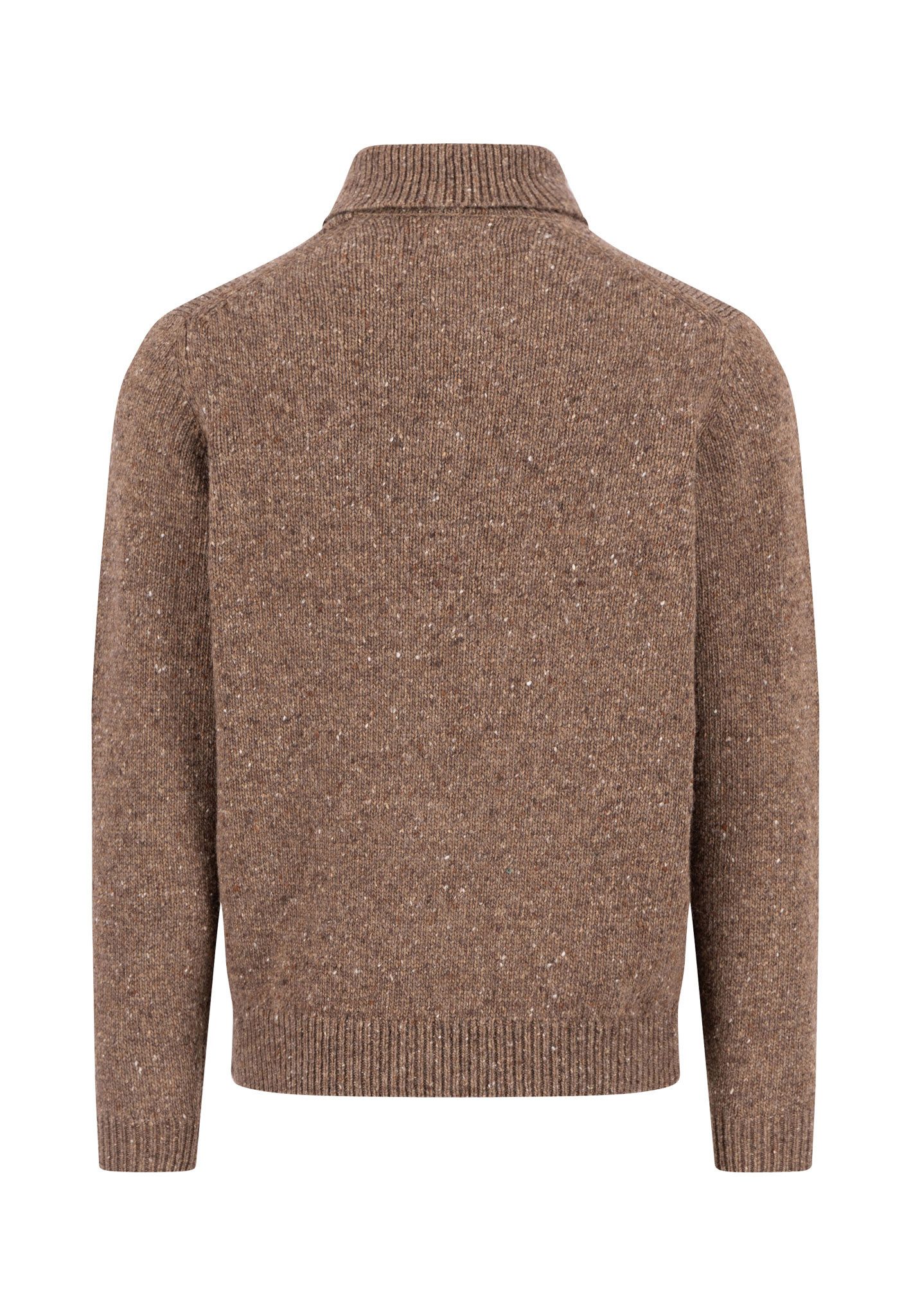 FYNCH-HATTON Rollkragenpullover im Strick-Look meliert günstig online kaufen