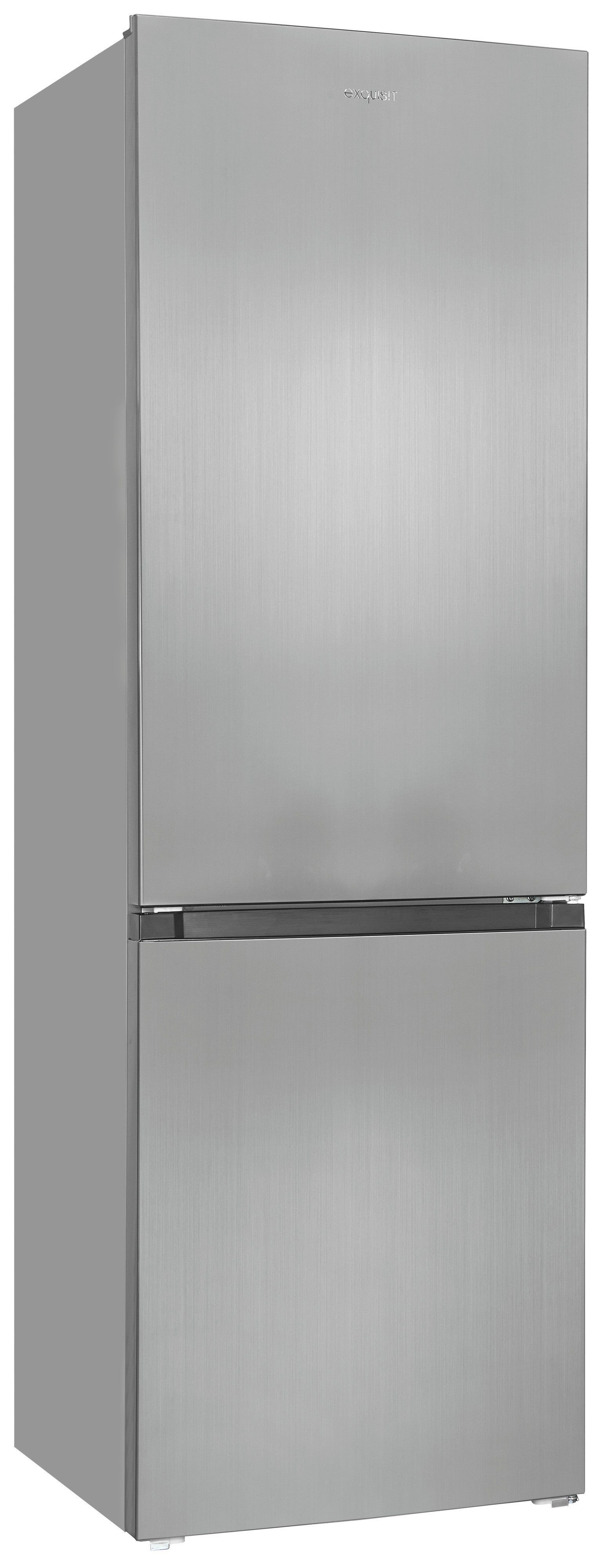 exquisit Kühl-/Gefrierkombination KGC320-95-E-040C, 185,8 cm hoch, 60 cm breit, 315 Liter Nutzinhalt, Elektronische Steuerung