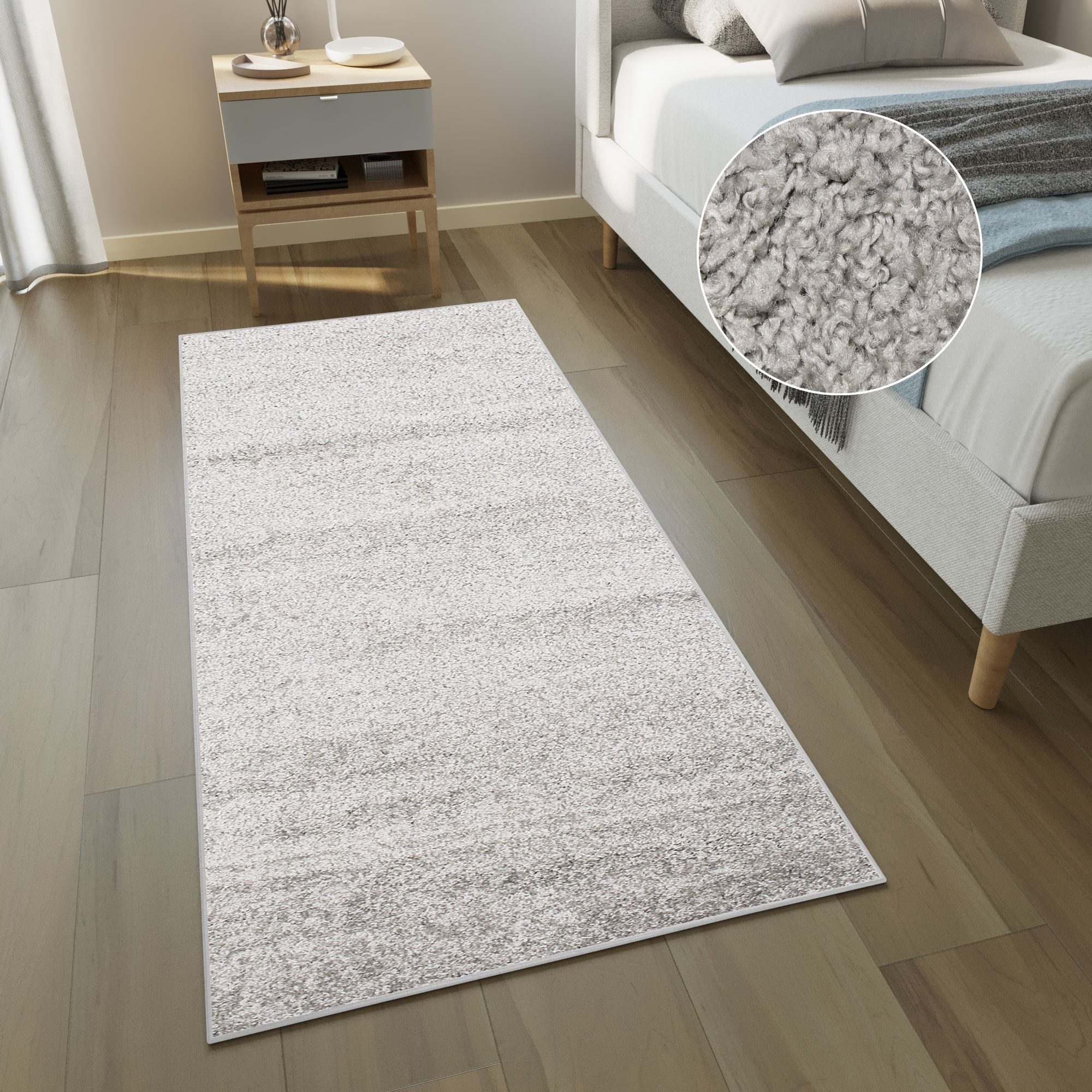 Hochflor-Läufer DELHI, Tapiso, rechteckig, Höhe: 30 mm, Langflor Shaggy Modern Design Flauschig Wohnzimmer Schlafzimmer