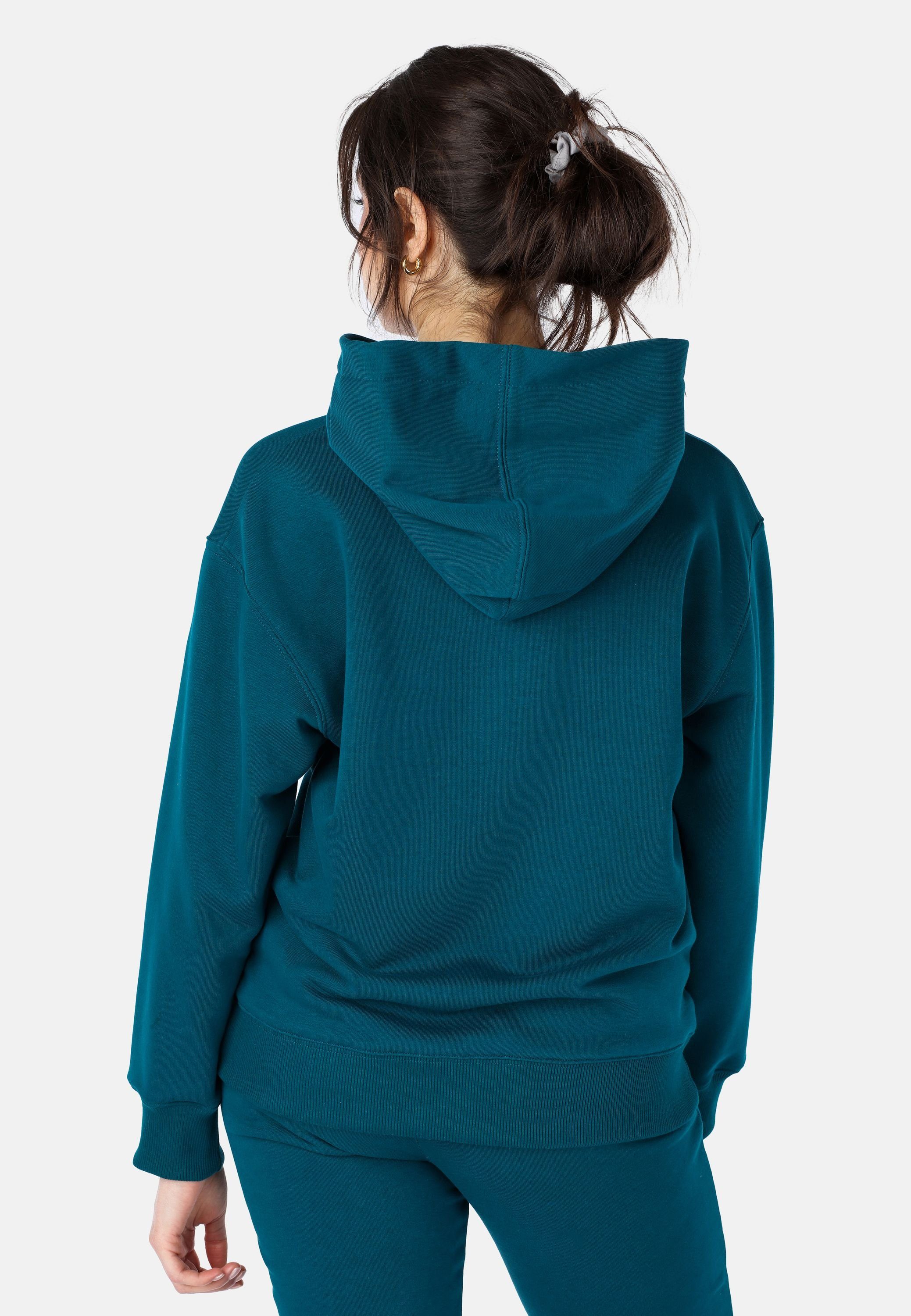 Bellivalini Kapuzensweatshirt Kapuzenpullover lang Damen Hoodie Sportanzug Oberteil Pullover BLV210