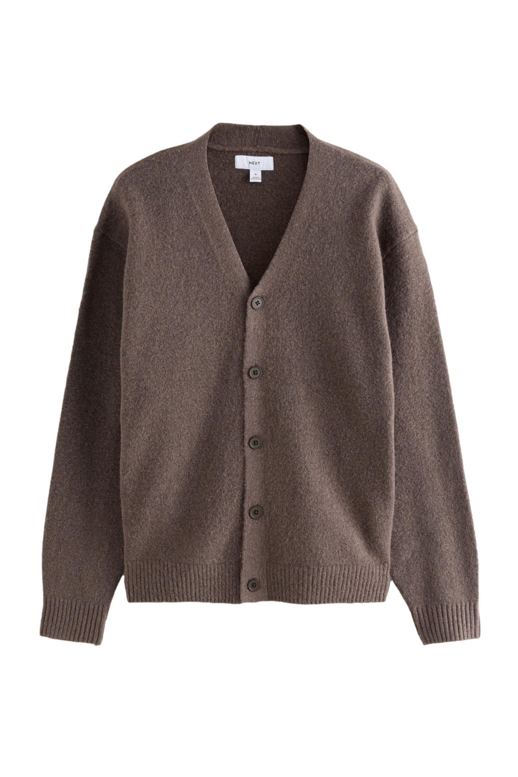 Strickjacke Relaxed Fit Kuschelige Strickjacke mit Wollanteil