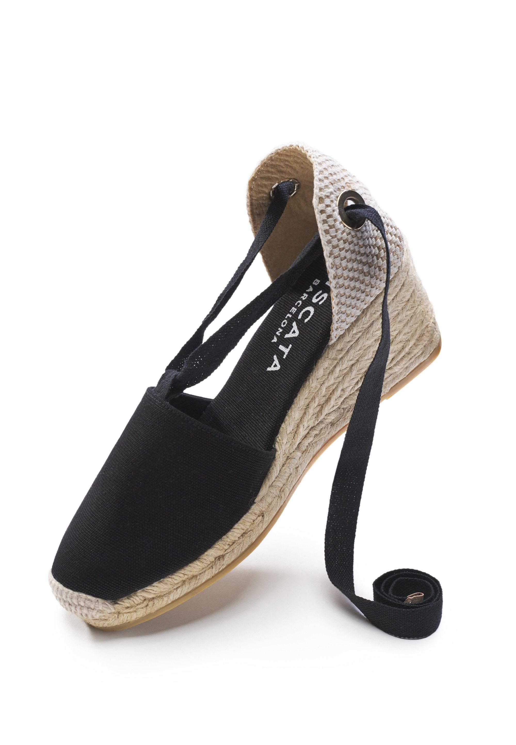 VISCATA Escala Espadrille mit Keilabsatz und eleganter Knöchelschnürung