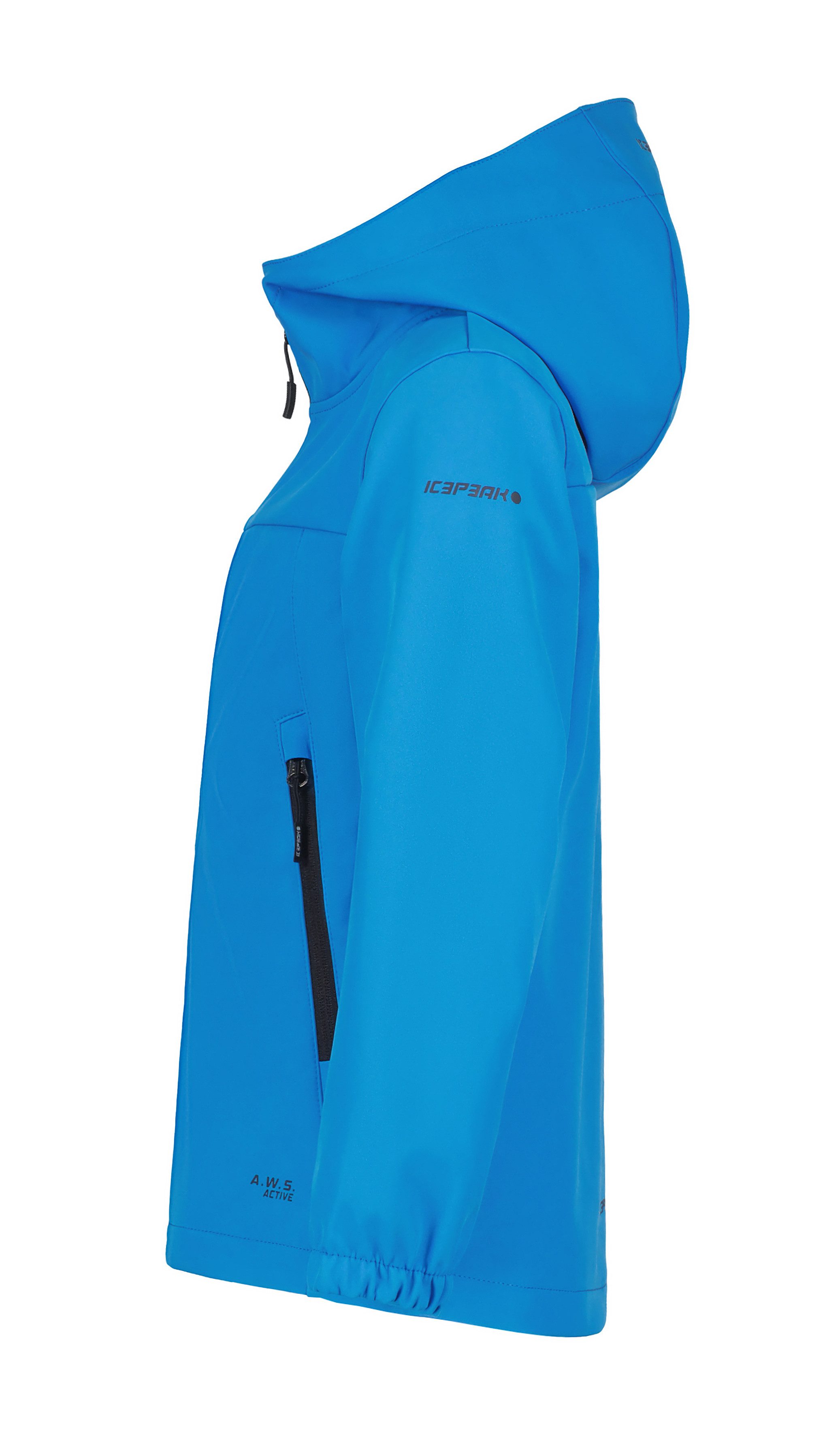 Icepeak Softshelljacke KONAN JR mit Reißverschlusstaschen, atmungsaktiv, winddicht und wasserabweisend