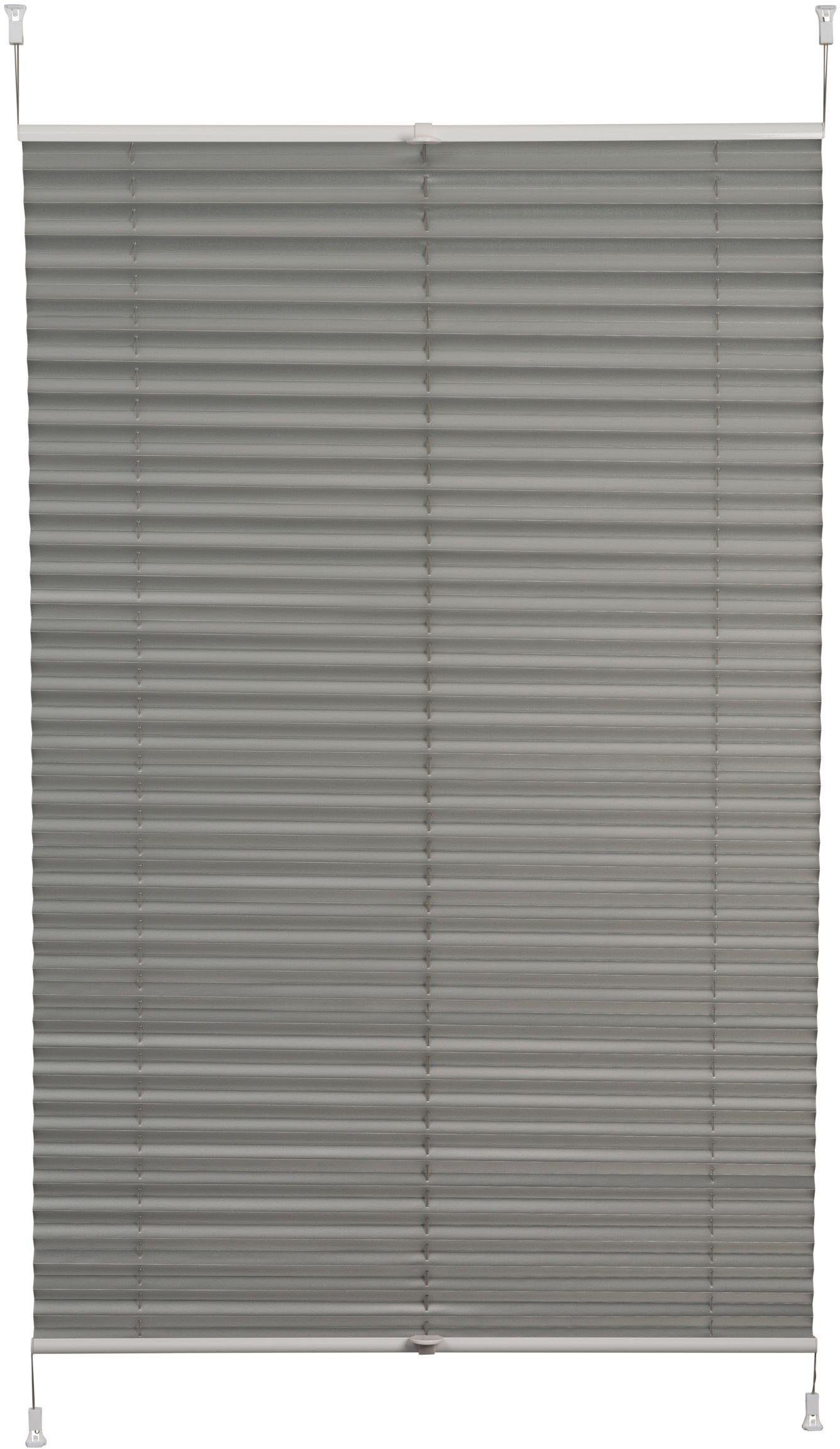 K-HOME Plissee Klemmfix Pisa, Lichtschutz, ohne Bohren, verspannt, Klemmfix günstig online kaufen