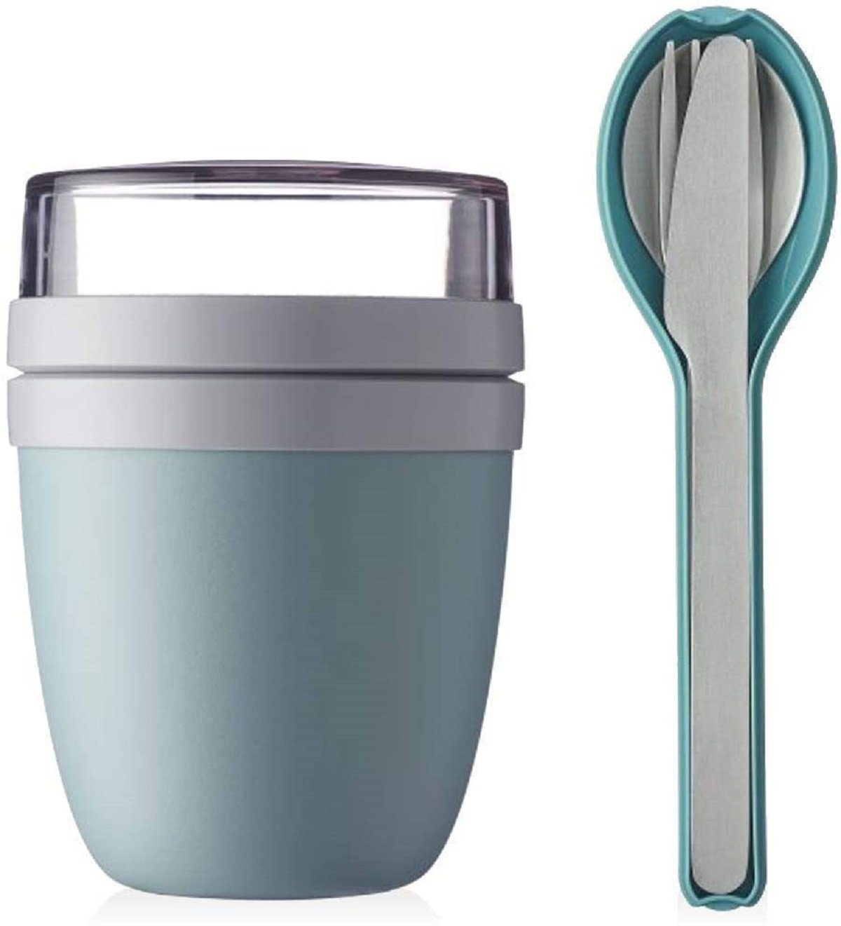 Mepal Lunchbox Lunchpot Plus Besteckset Frühstücksset to Go Кружки (Nordic Green)