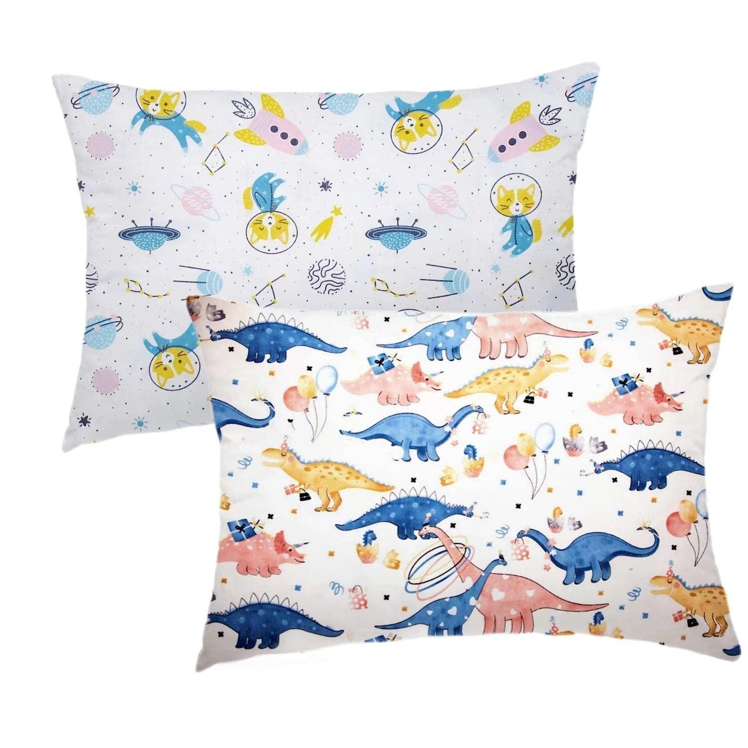 LuxusKollektion Kissenbezug 2er Set Kinder Kissenbezug 40x60cm Baumwolle, (2 Stück)