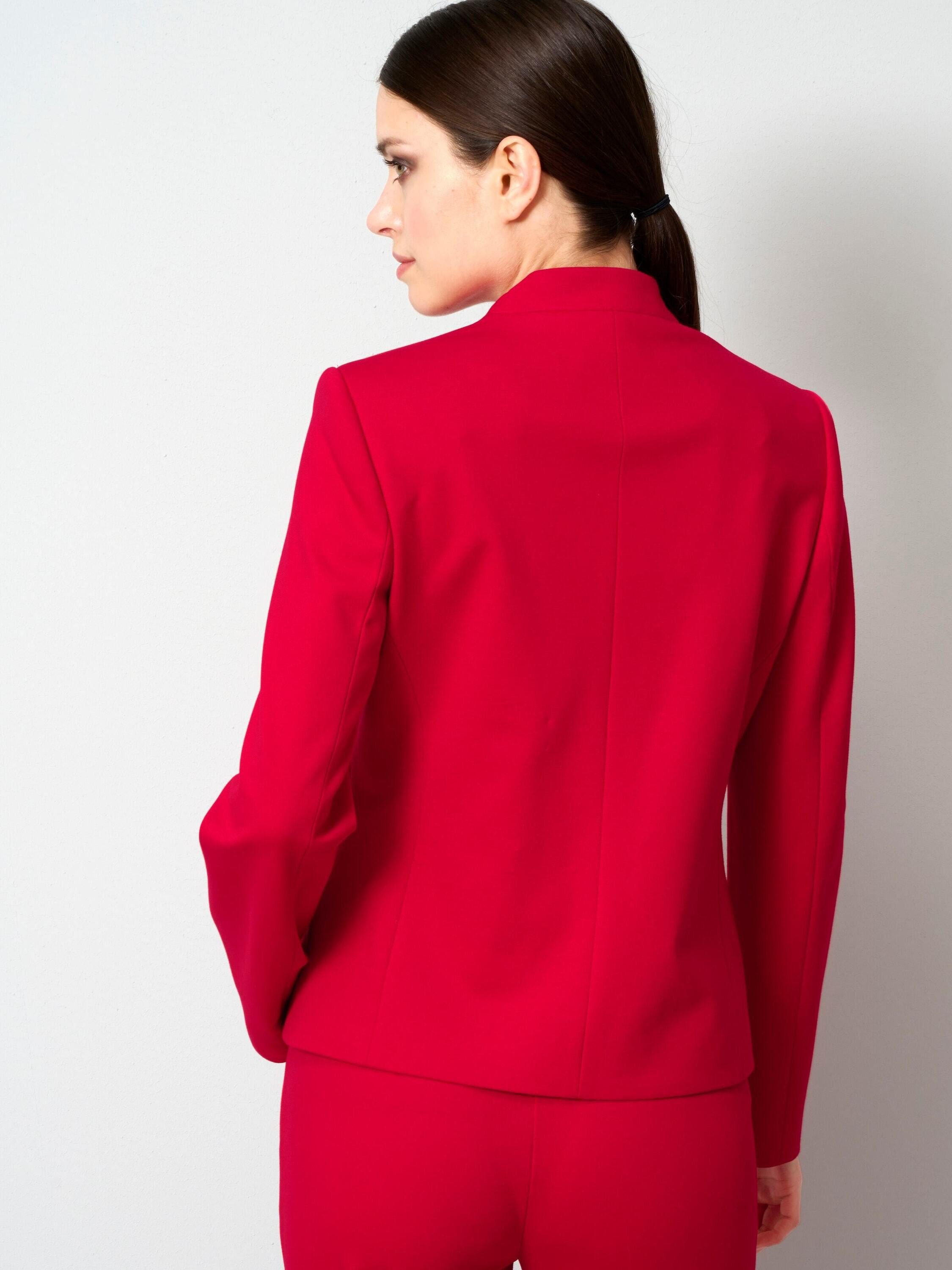 Alba Moda Kurzblazer Blazer mit Reißverschluss