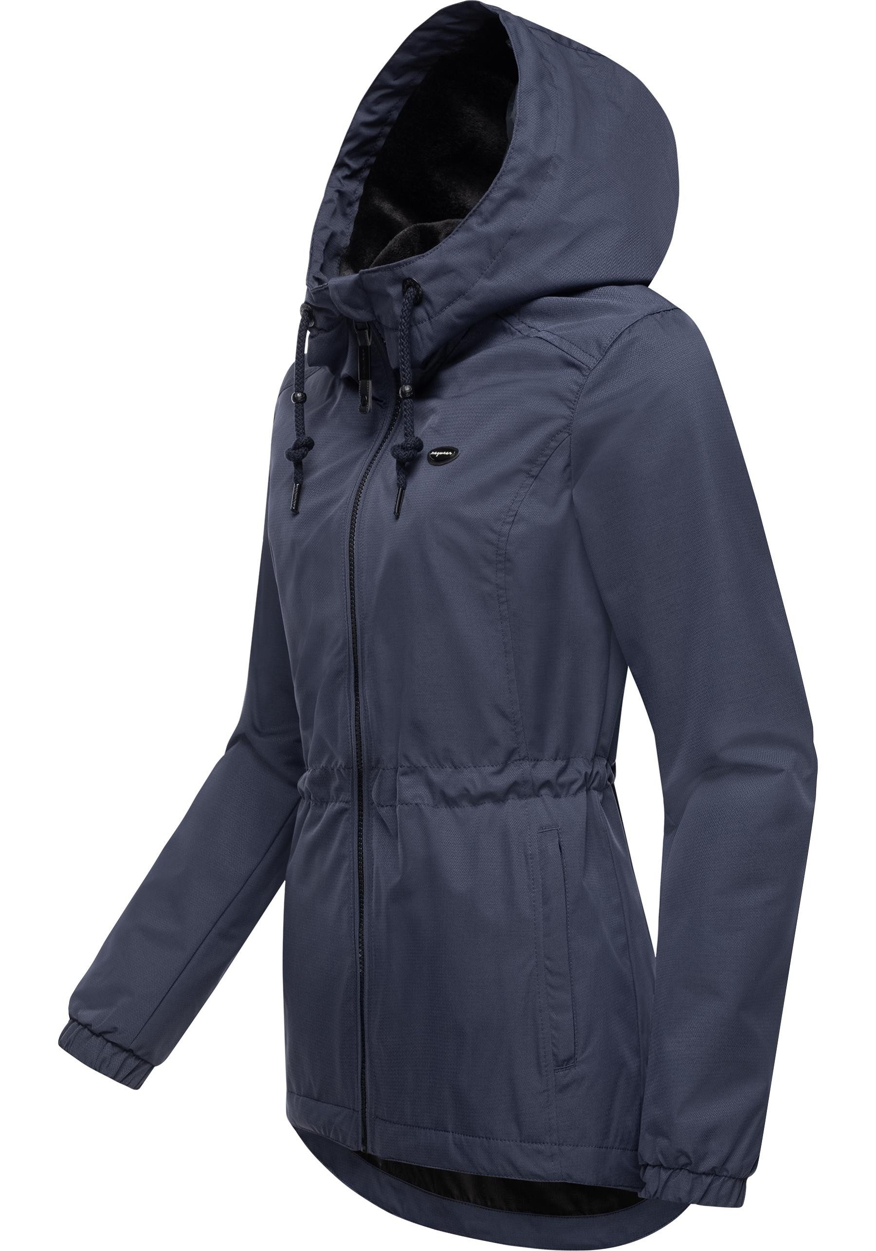 Ragwear Outdoorjacke Dankka Tech Stylische Damen Übergangsjacke aus wasserdichtem Material – Bild 2 von 5