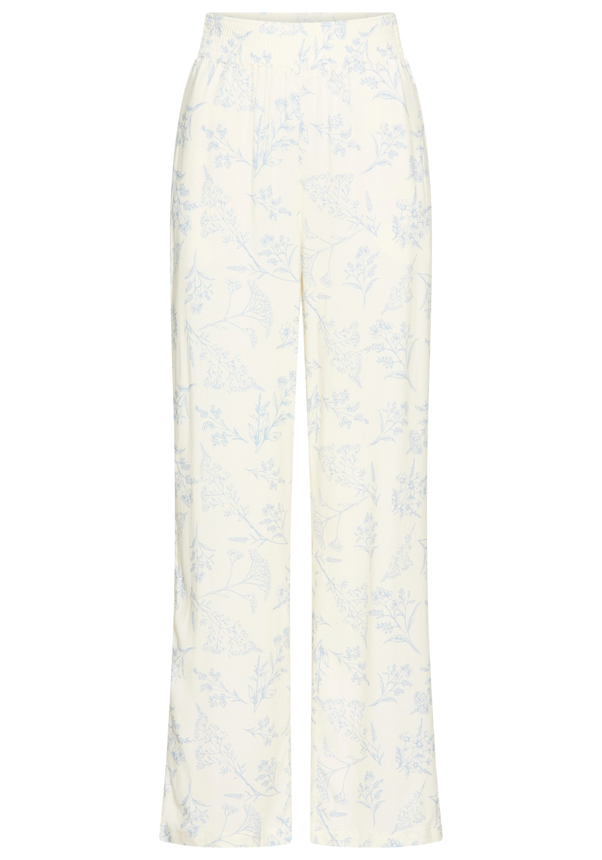 LASCANA Pyjamahose (1-tlg) mit elastischem Bund in gesmokter Optik. Reduzierter Preis € 34,99. Unverbindliche Preisempfehlung € 44,99