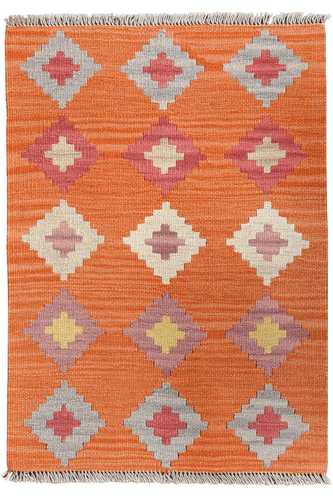 Looma Teppich Kelim Gashgai 89x62cm, rechteckig, Höhe: 5 mm, Gashgai, Schurwolle, Unikat