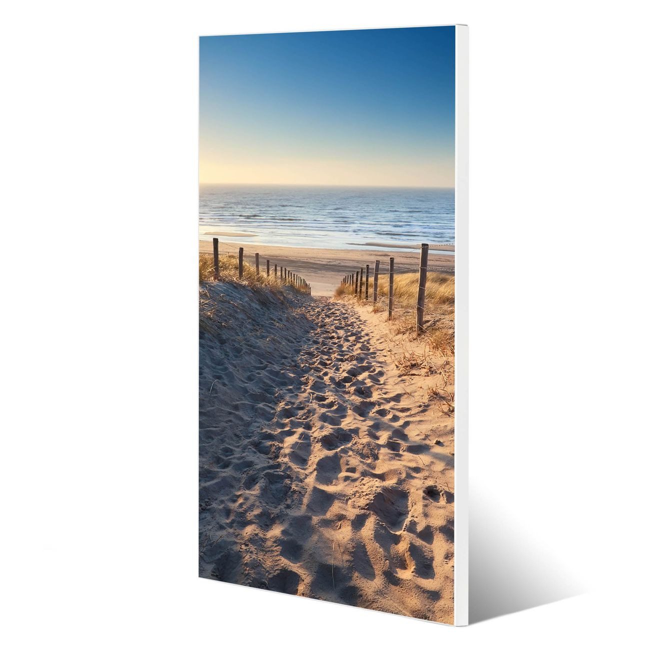 banjado Magnettafel Stahl Nordseestrand, (inkl. 4 Magnete, Stahlmagnettafel)