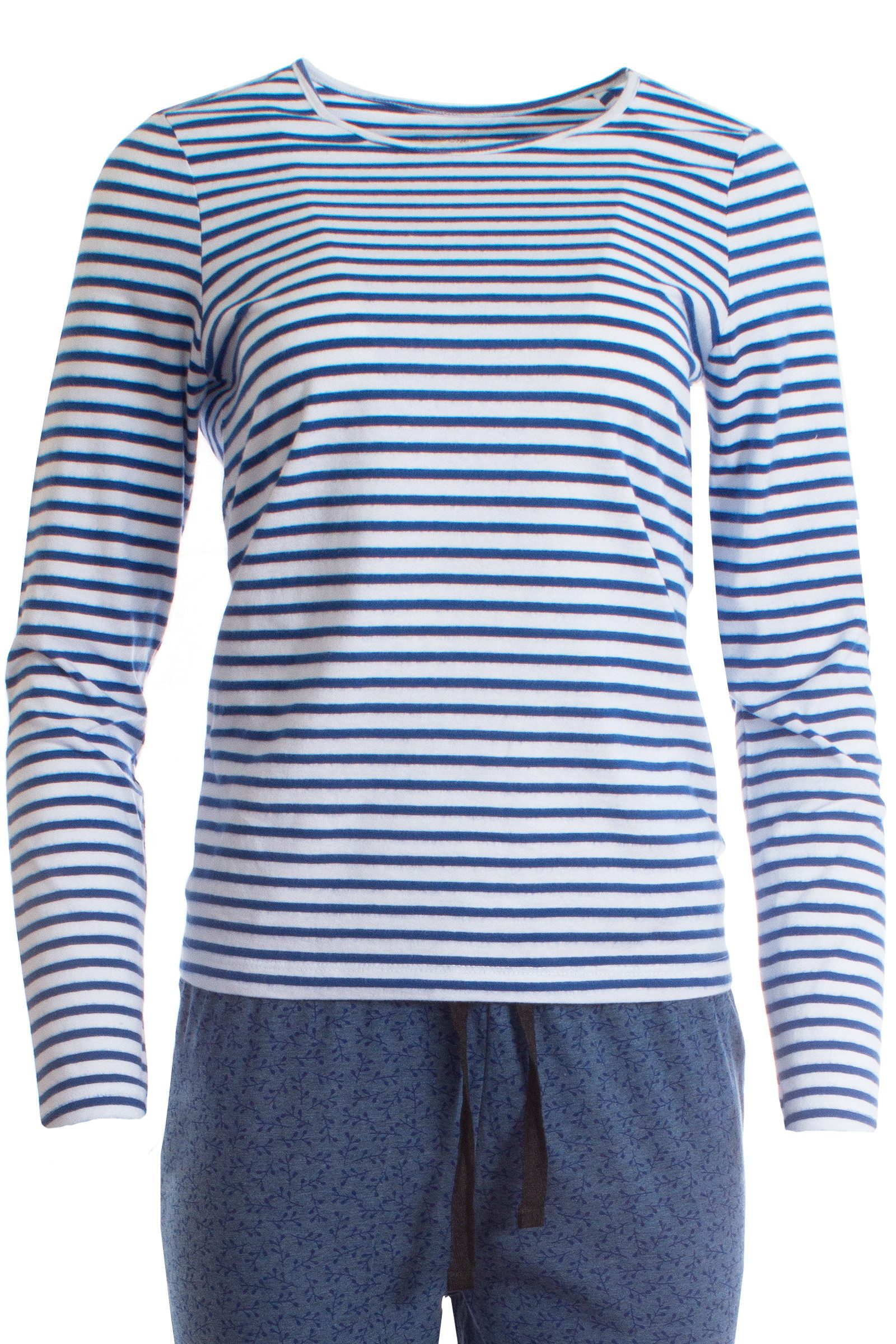 Era&Me Pyjama Damen Pyjama Set Schlafhose + Langarm Oberteil (Schlafanzug S günstig online kaufen