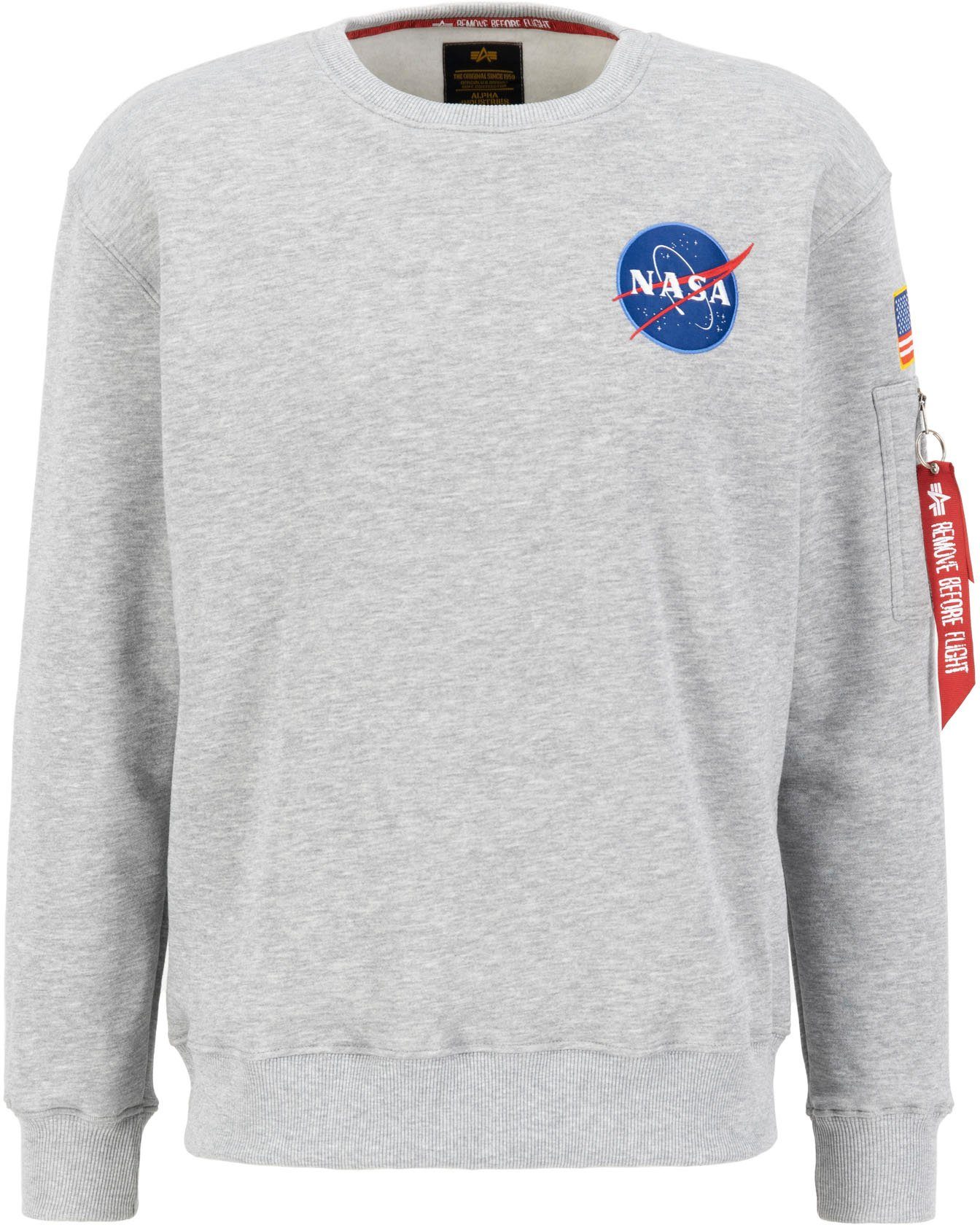 Space Sweatshirt Industries Shuttle Alpha grey heather