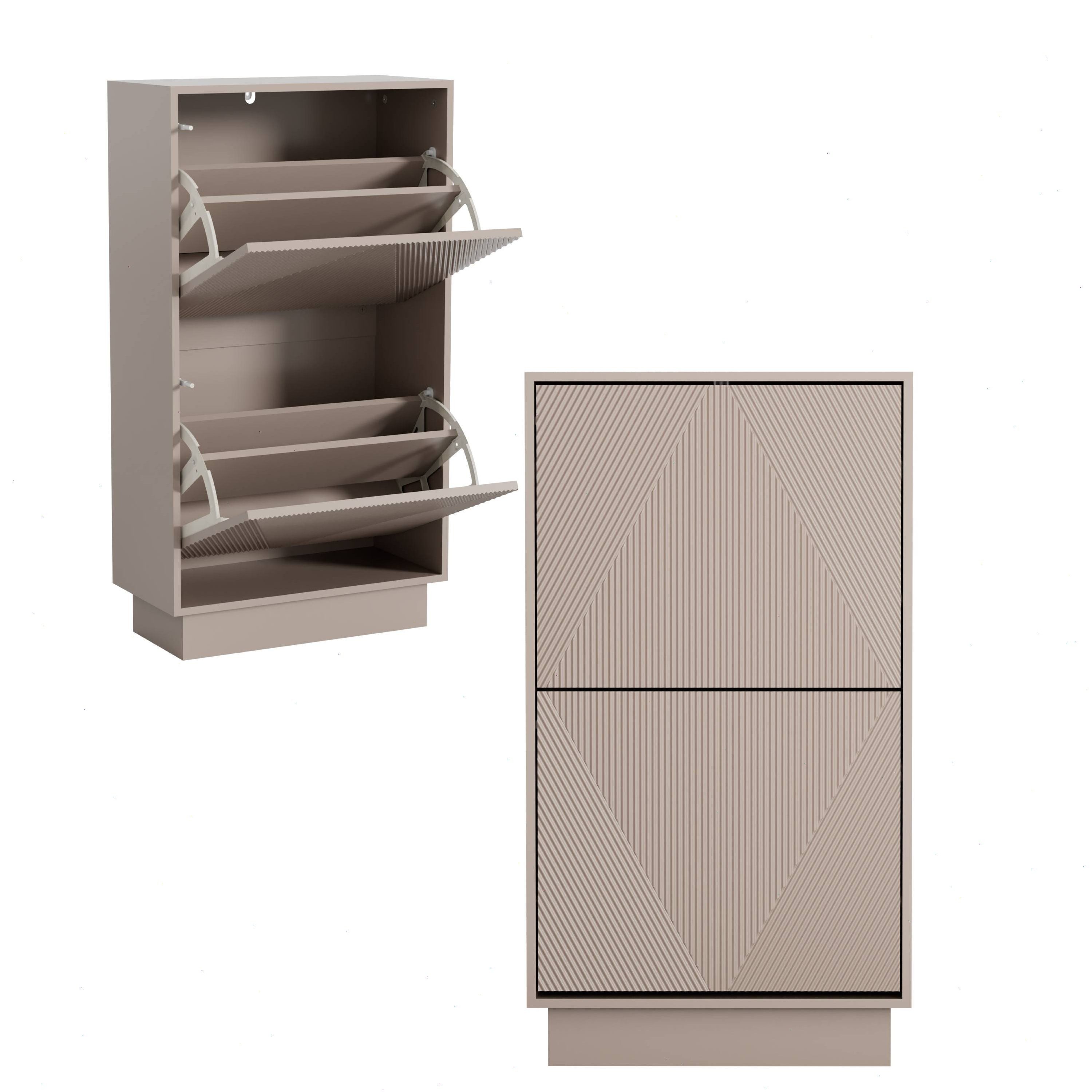 UEV Schuhschrank mit 2 Klappen, Schuhregal günstig online kaufen