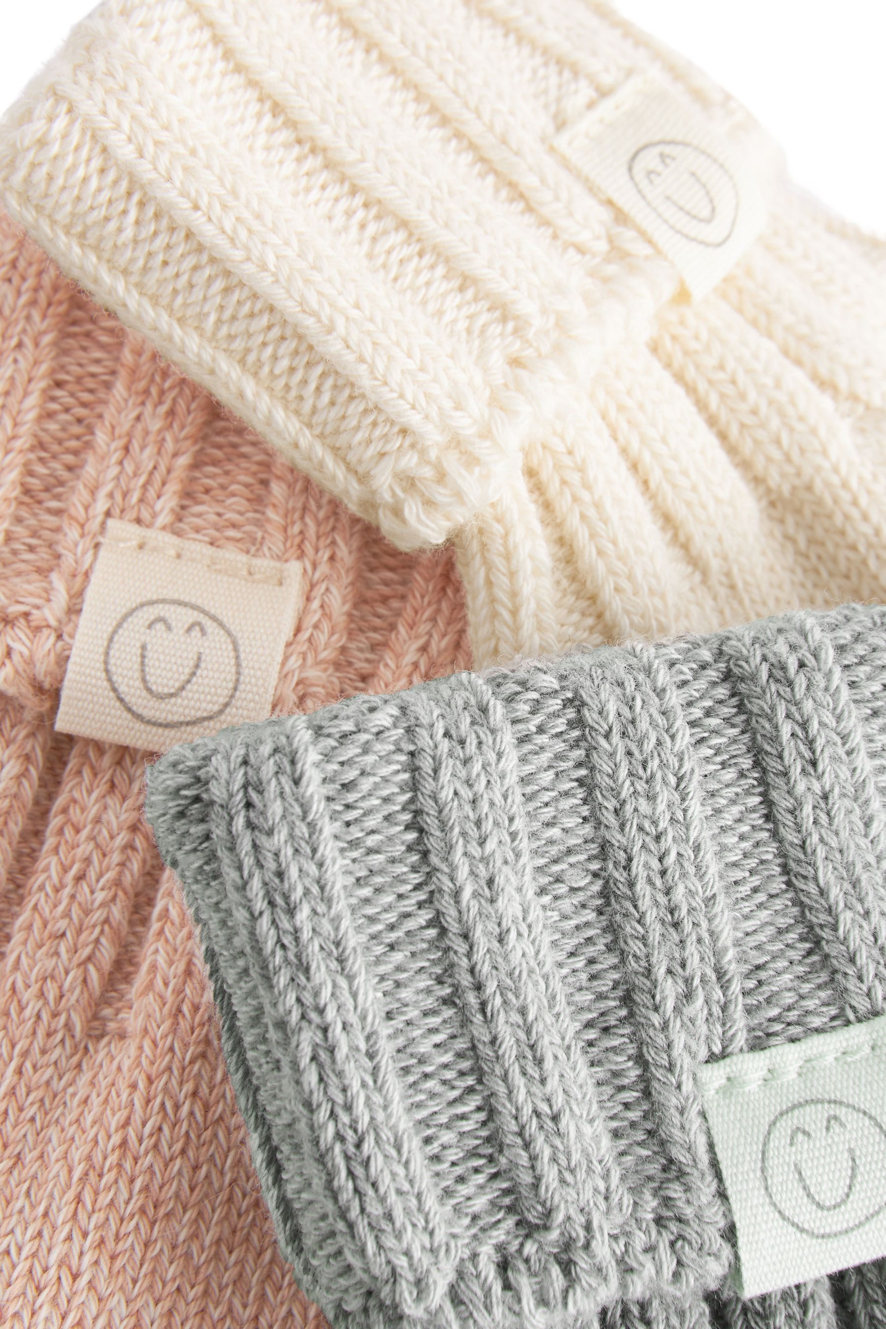 Next Kurzsocken Socken mit Rollrand + Baumwolle, 3er-Pack (3-Paar)
