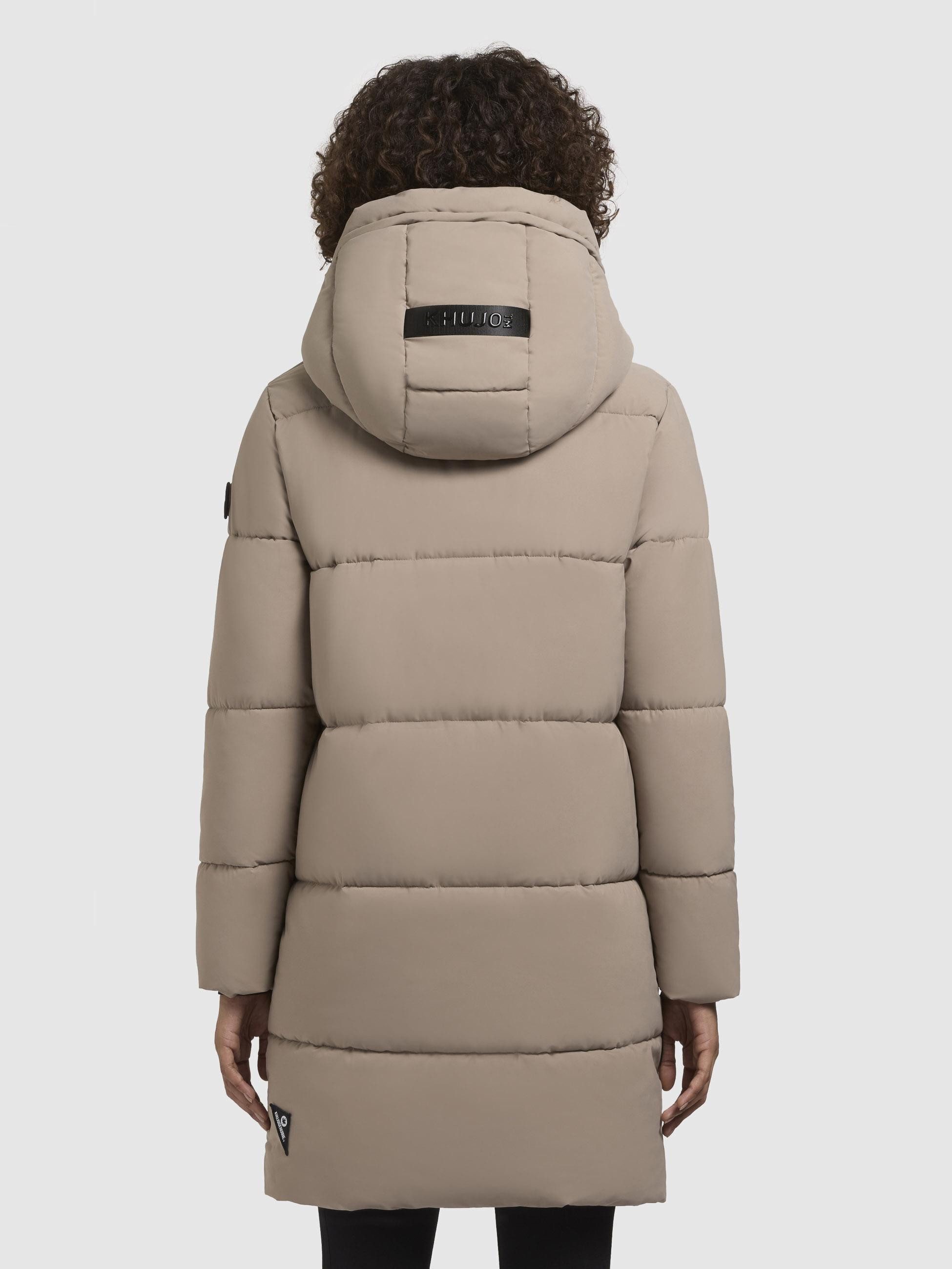 khujo Steppmantel Haya Matt-YM Warmer gesteppter Damen Kurzmantel