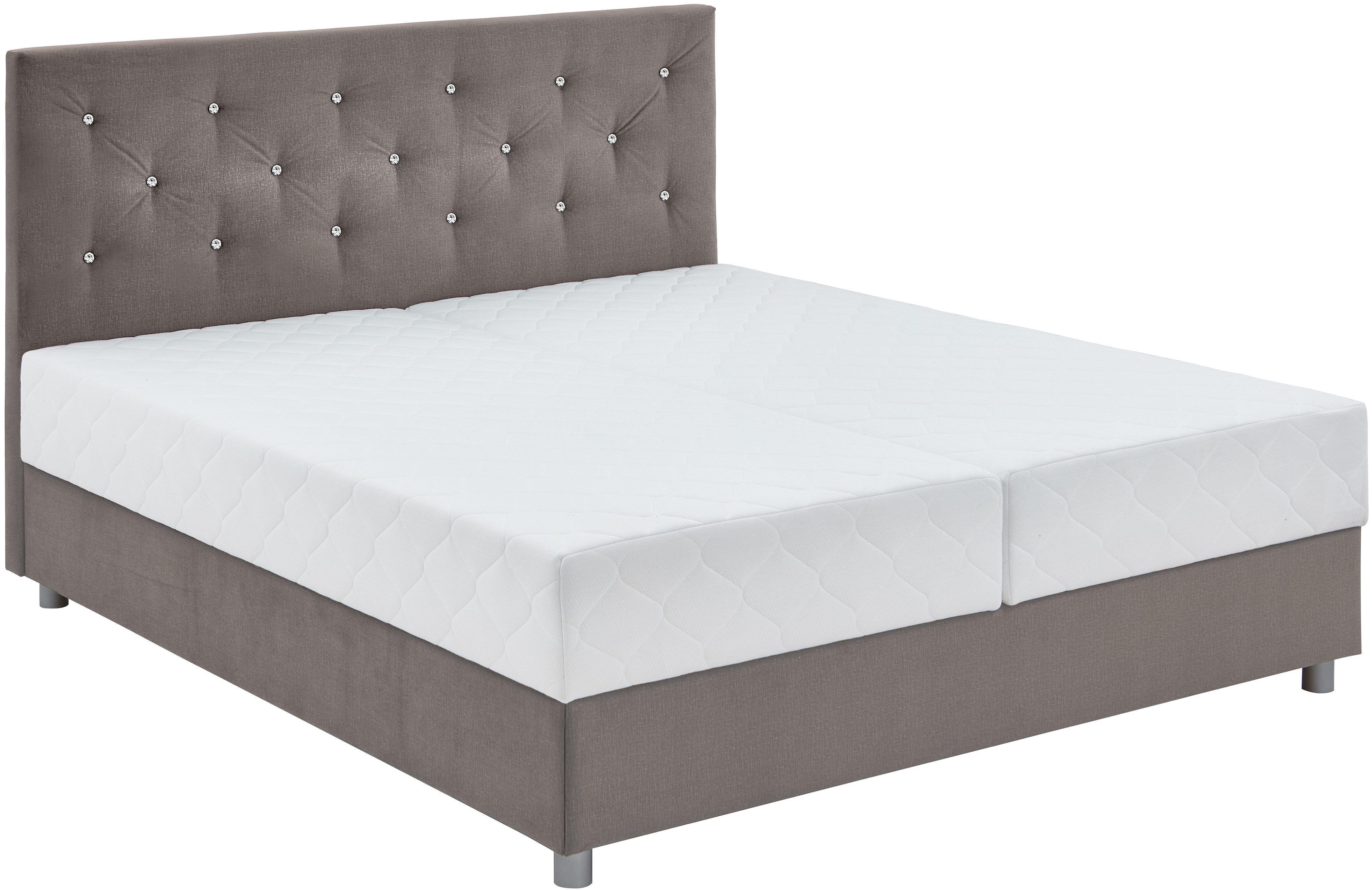 ATLANTIC home collection Boxbett "CELIA im hochwertiger Samtoptik", mit Tas günstig online kaufen