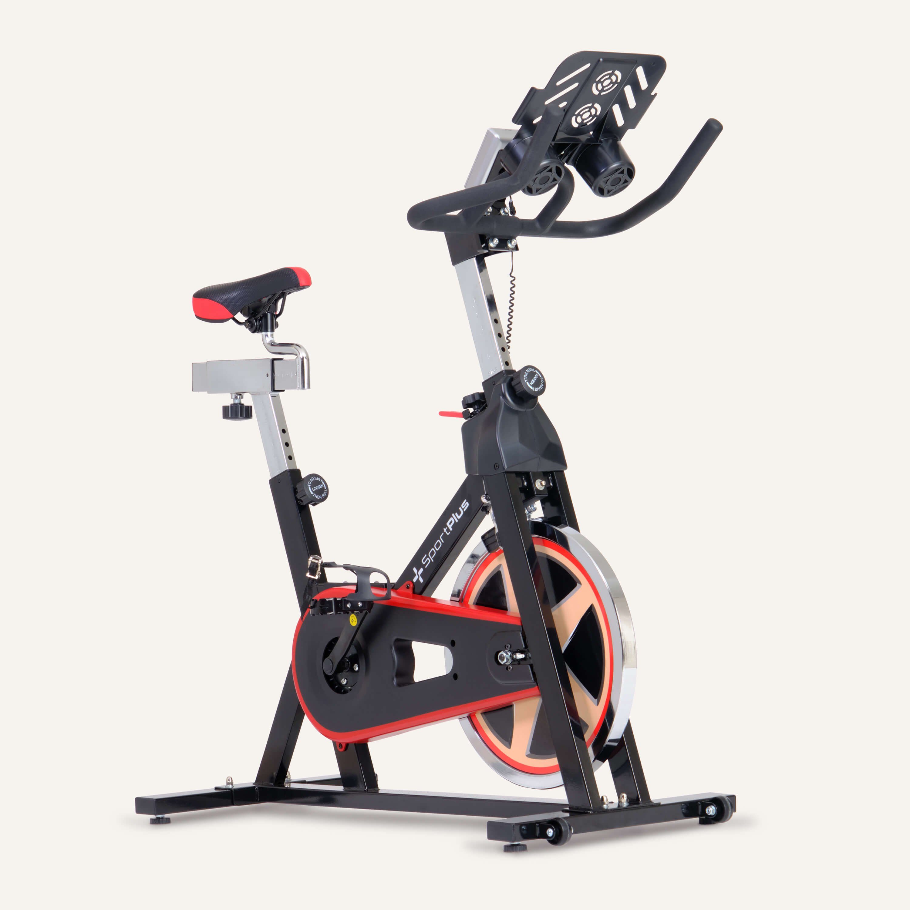 SportPlus Heimtrainer SP-SRP-2100-i, Speedbike, Fitness-Bike, stufenloser Widerstand, 13 kg Schwungmasse