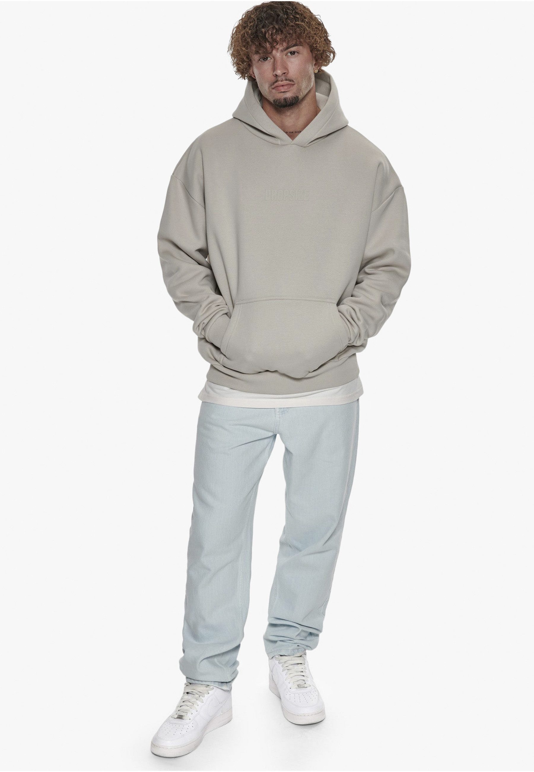 Dropsize Kapuzensweatshirt Dropsize Herren Dropsize Heavy Oversize Center HD Hoodie (1-tlg)