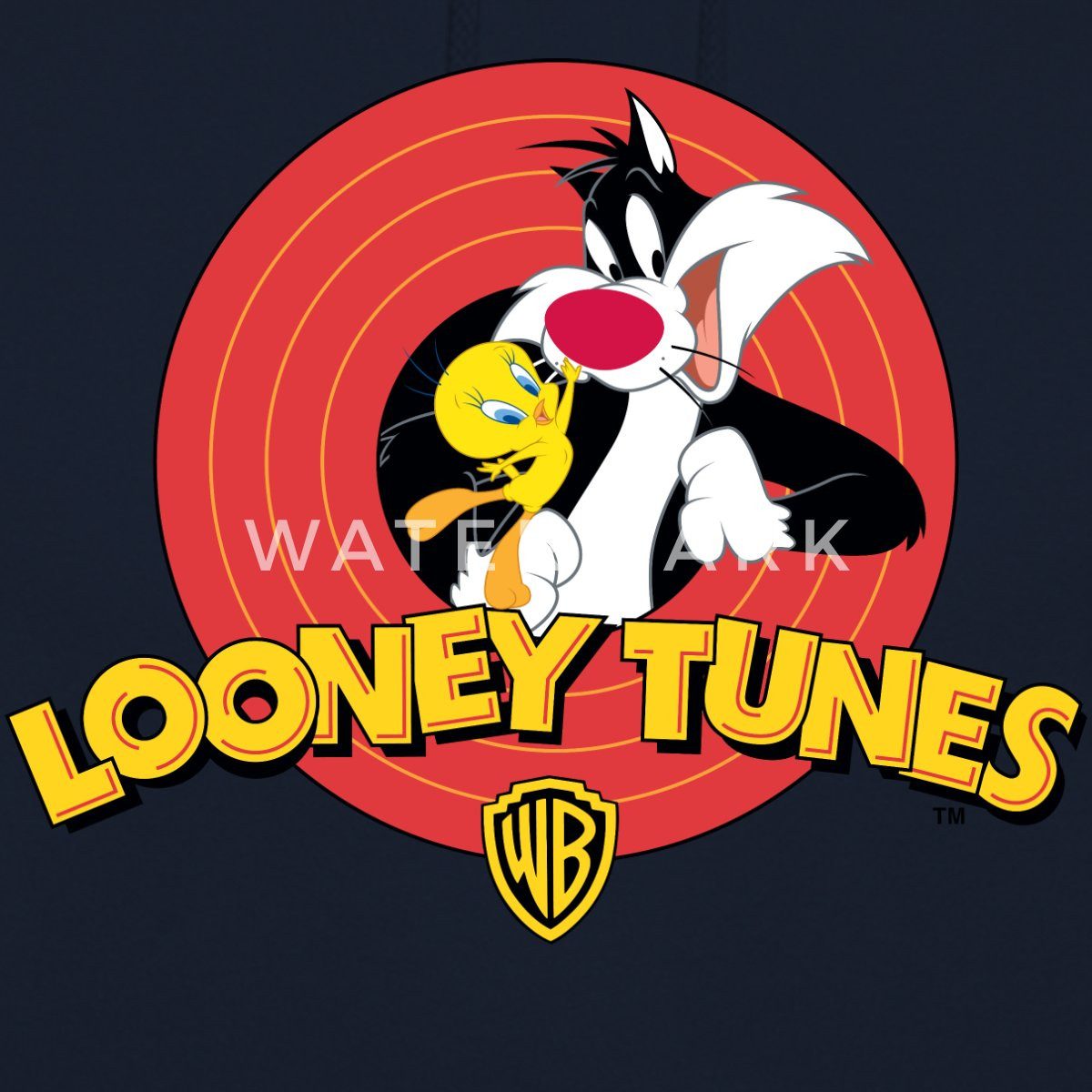 Spreadshirt Hoodie Looney Tunes Sylvester Und Tweety Unisex Hoodie (1-tlg)