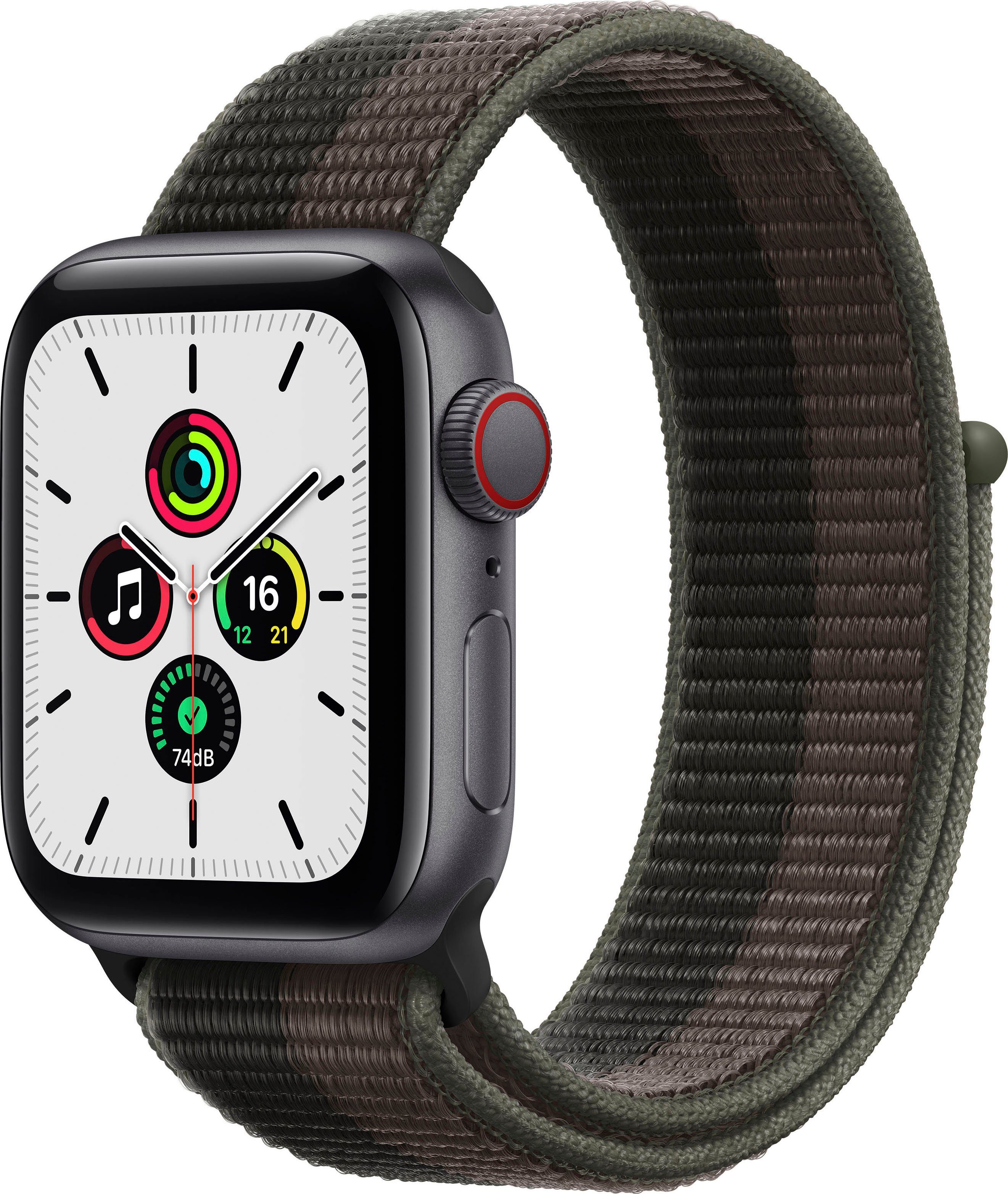 Apple Watch SE GPS + Cellular, 40mm Smartwatch (4,52 cm/1,78 Zoll, Watch OS  7)