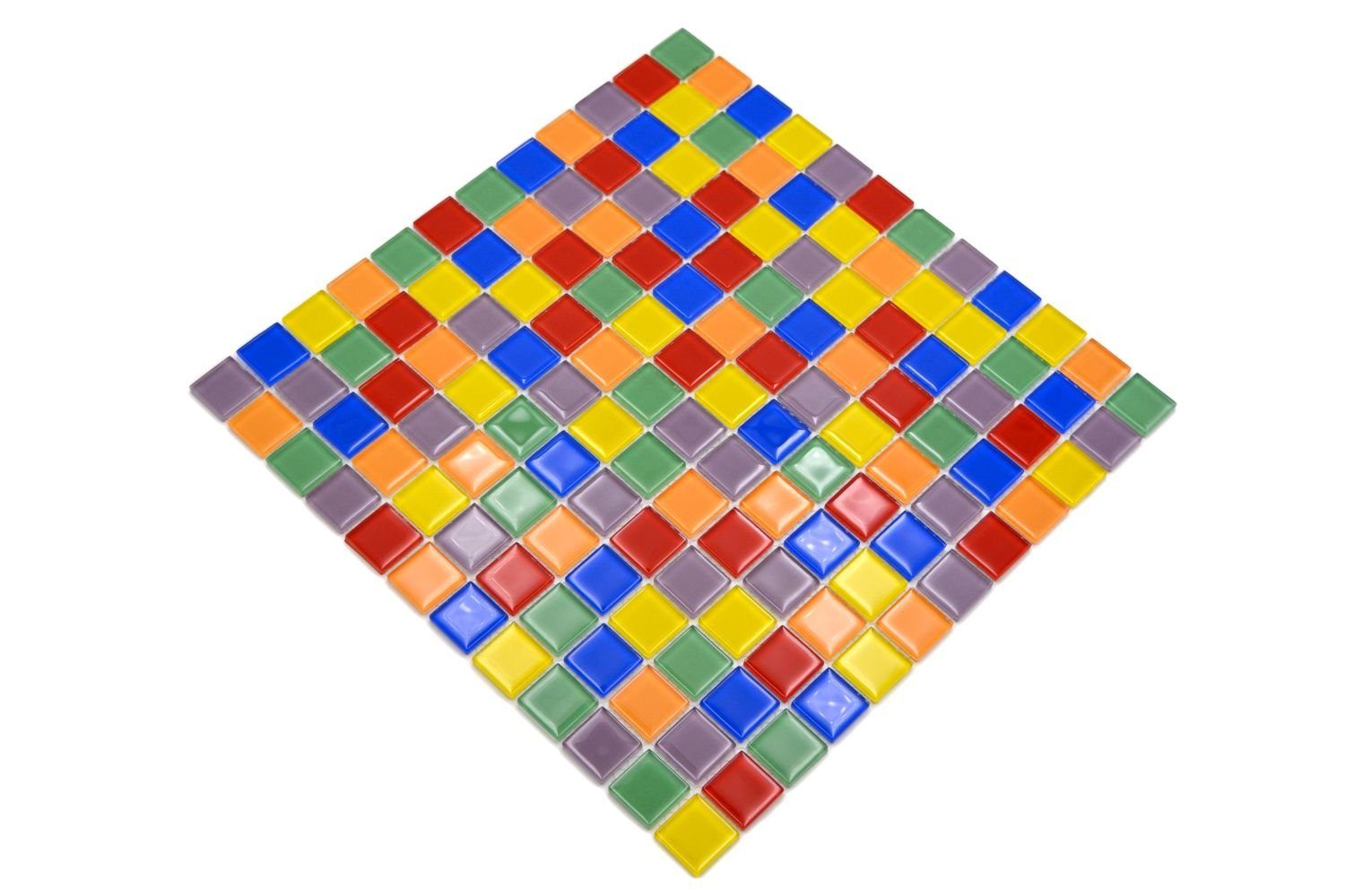 Mosani Mosaikfliesen Mosaik Fliesen Glasmosaik bunt Wand Fliesenspiegel