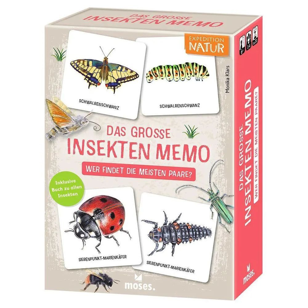 Moses. Verlag Spiel Das große Insekten Memo