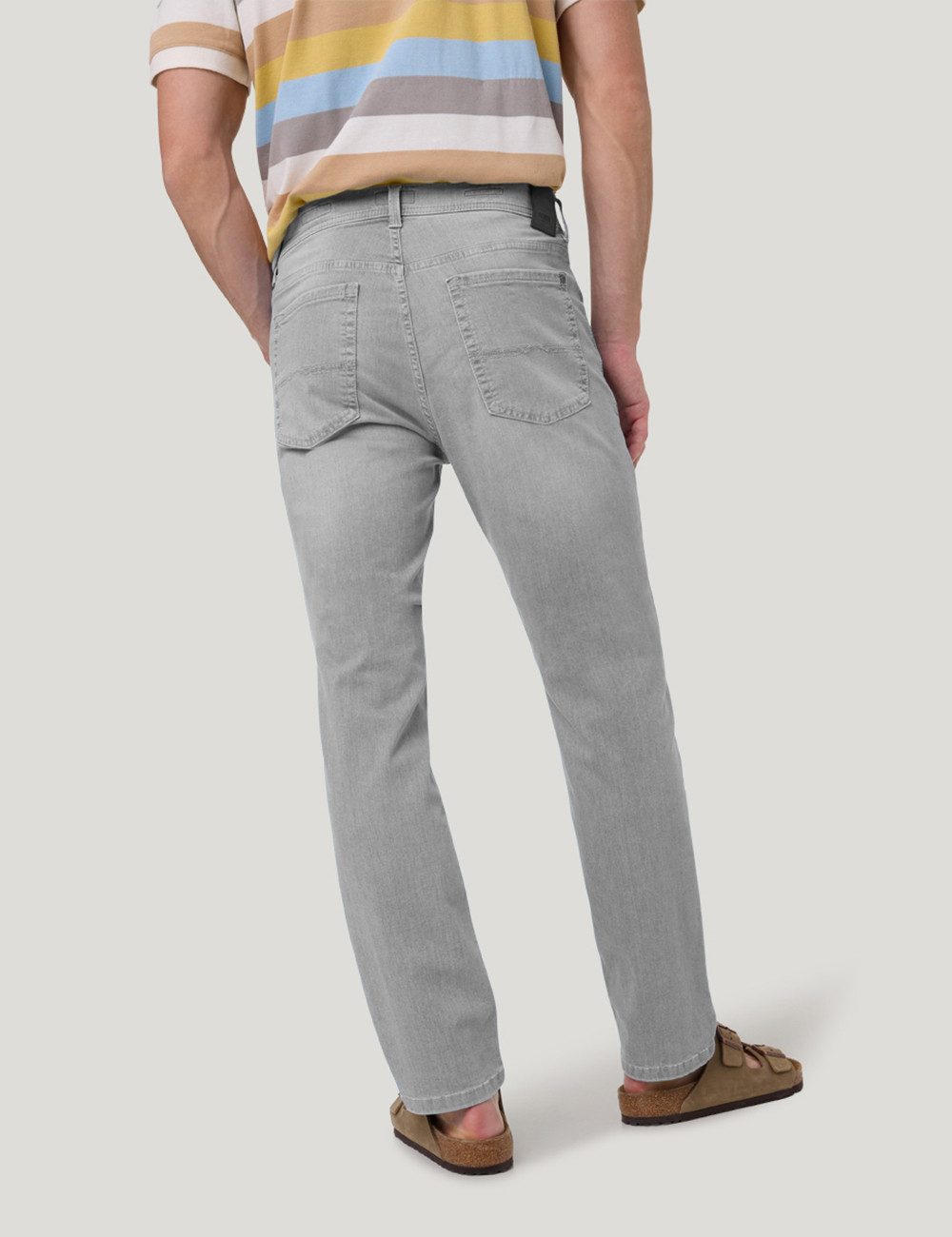 Pioneer Authentic Jeans Cargojeans RANDO light grey stonewash