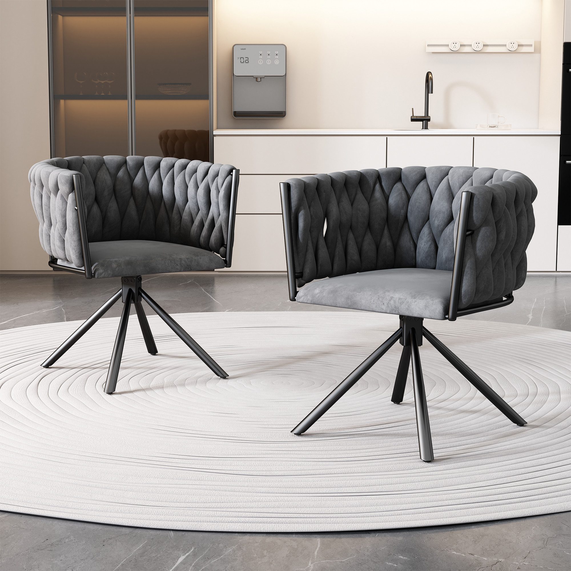 HAUSS SPOLE Esszimmerstuhl 2er set, Freizeit-Drehstuhl günstig online kaufen