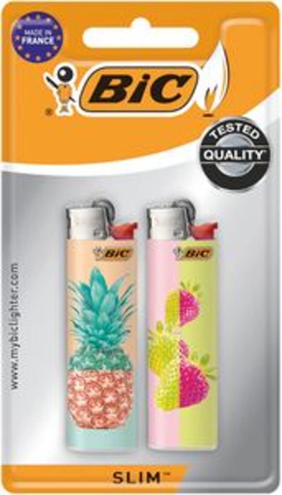 BIC Feuerzeug BIC Feuerzeug J23 Slim Reibrad 2 Miss Big (1-St)