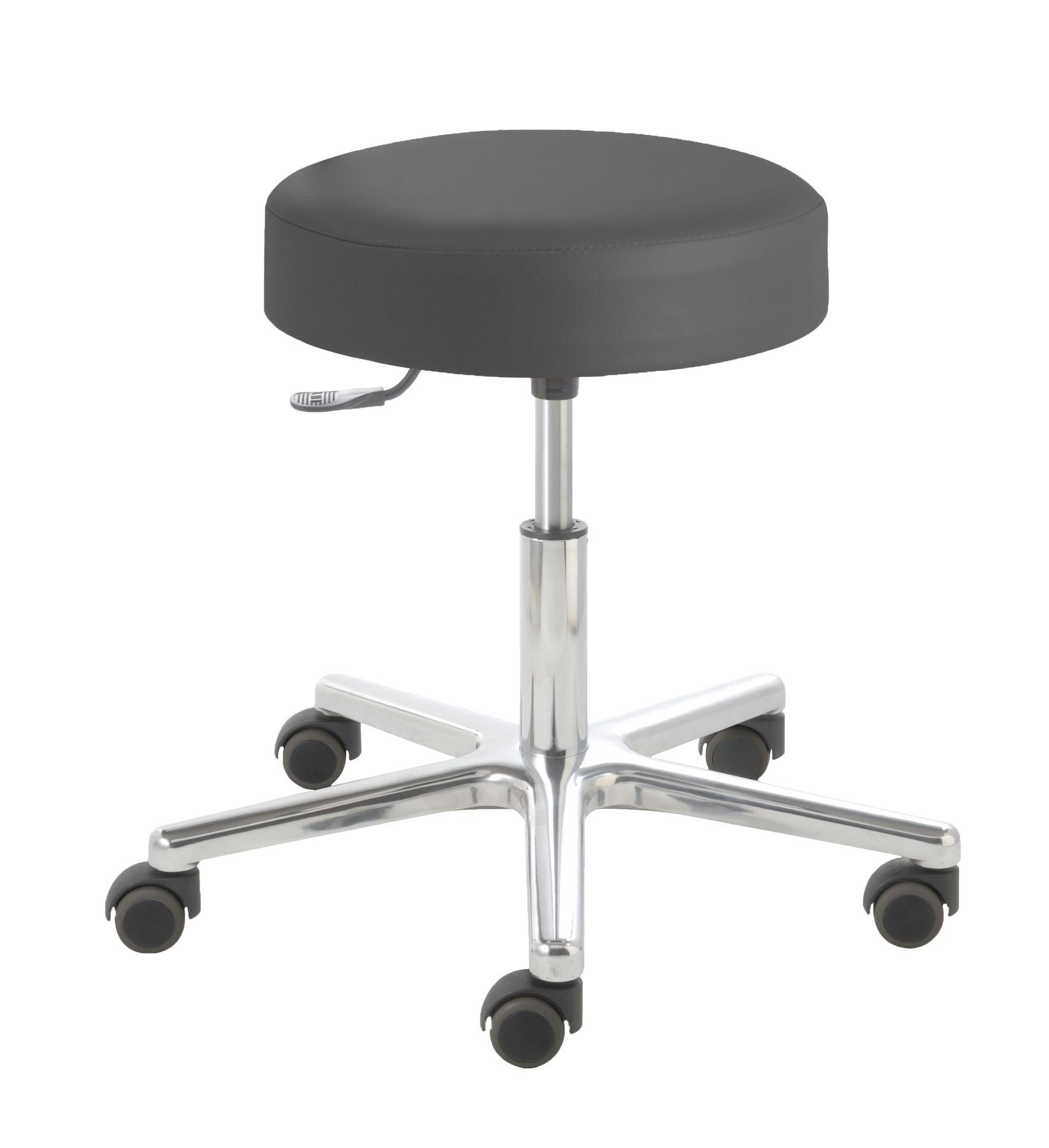 Prova Nova Arbeitshocker Rollhocker puffi® 4100, Sitzhöhe ca. 45 - 59 cm