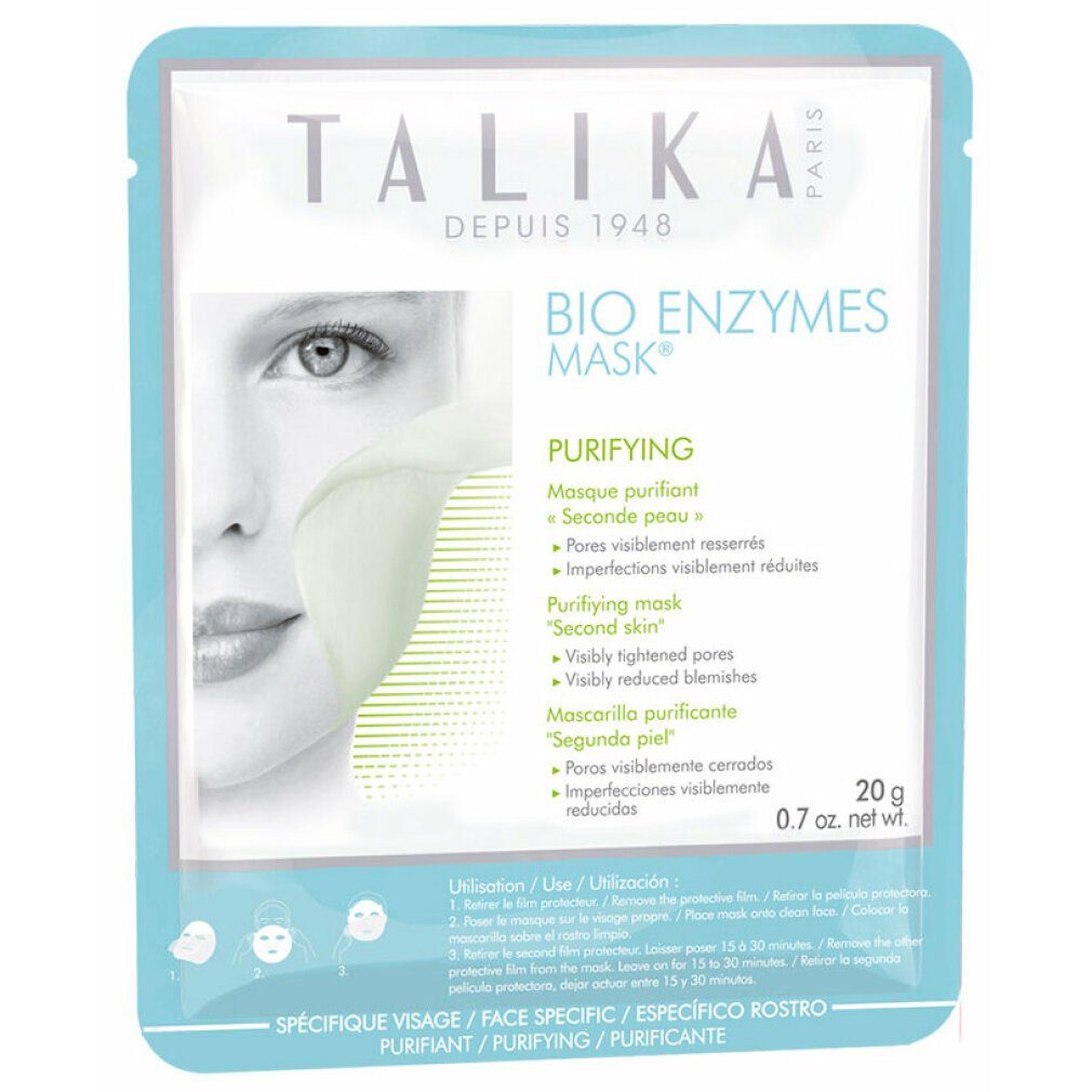 Bio Talika Maske Reinigende Stück 1 Talika Enzymes Gesichtsmaske