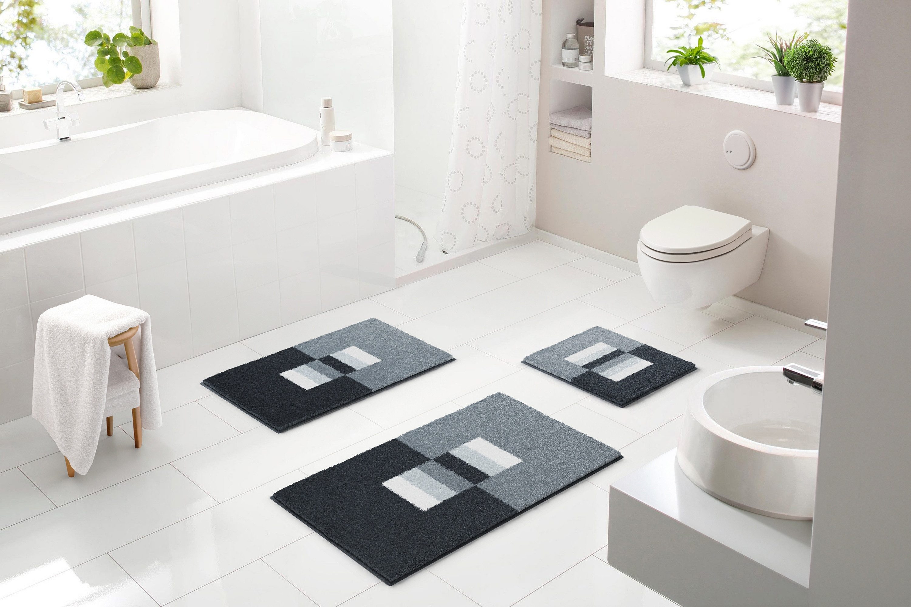 Linea Due Badematte Capricio, Höhe 18 günstig online kaufen
