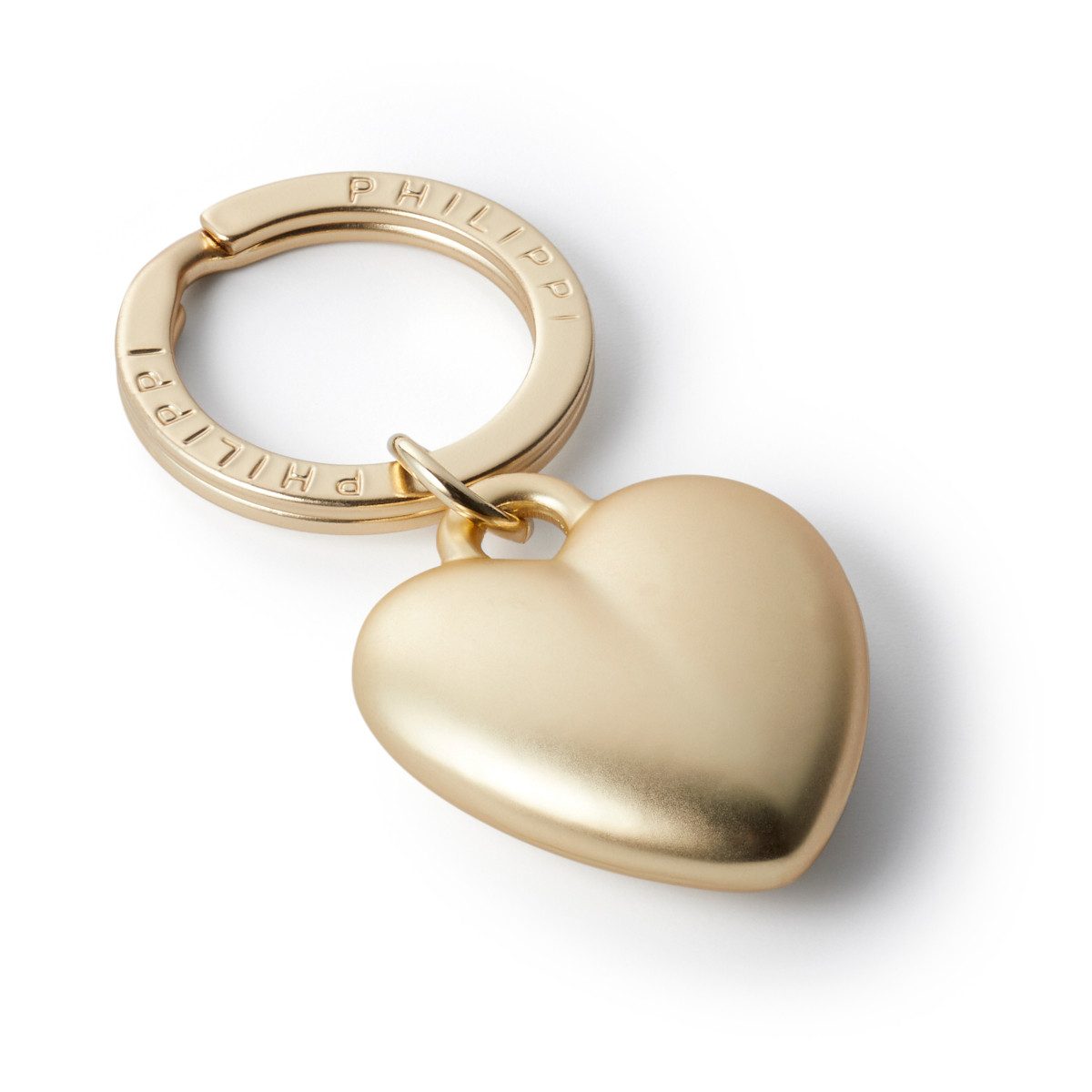 PHILIPPI Schlüsselanhänger Herz Schlüsselanhänger MY HEART, mattgolden