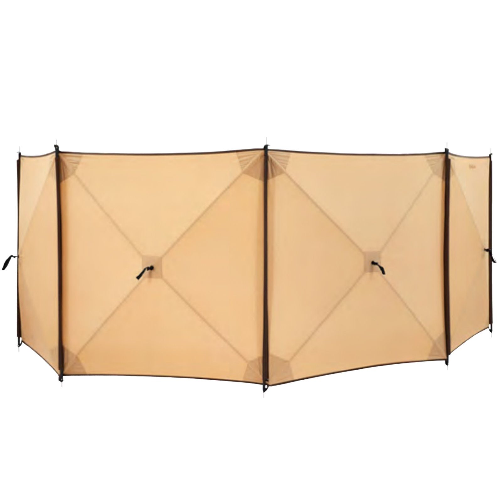 KingCamp Windschutz Camping Windschutz Camden Quick Up, XL Strand Zelt Sichtschutz 500x125