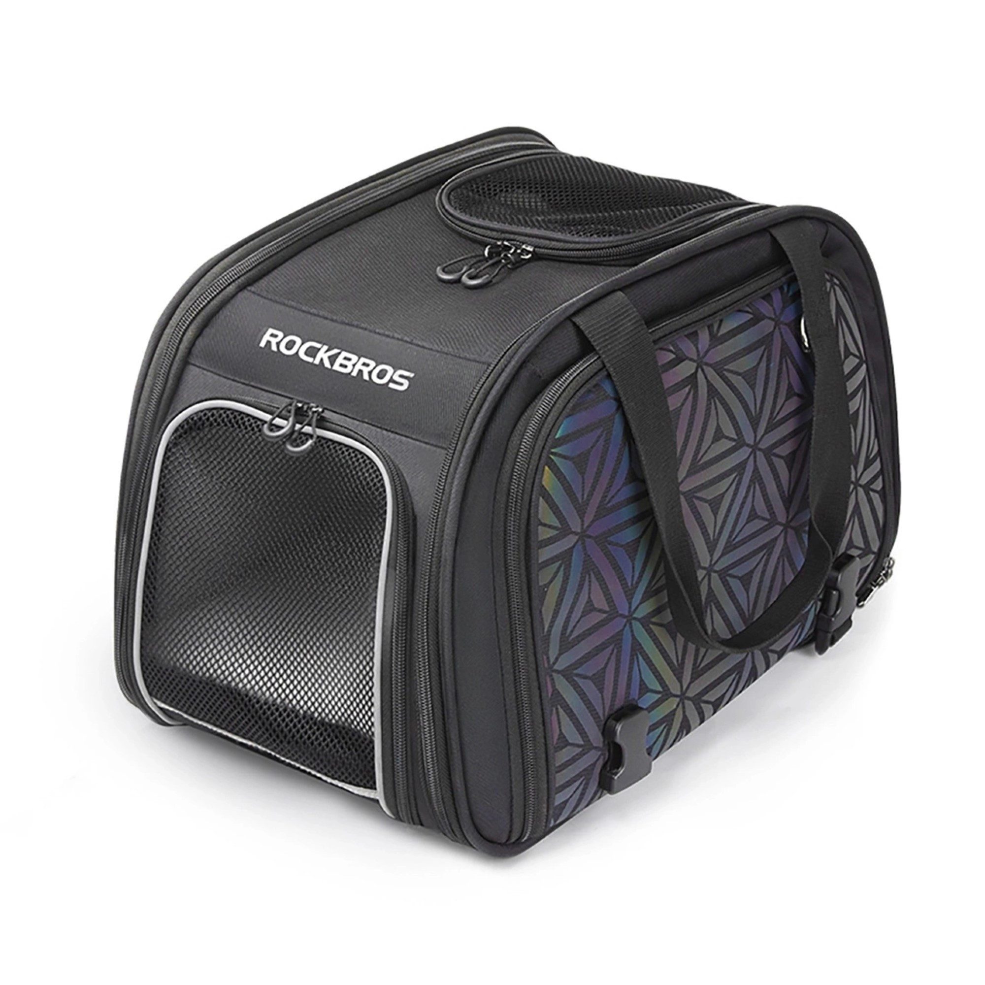 ROCKBROS Tiertransporttasche Transport-Fahrradtasche für Katzen und Hunde max. 10kg