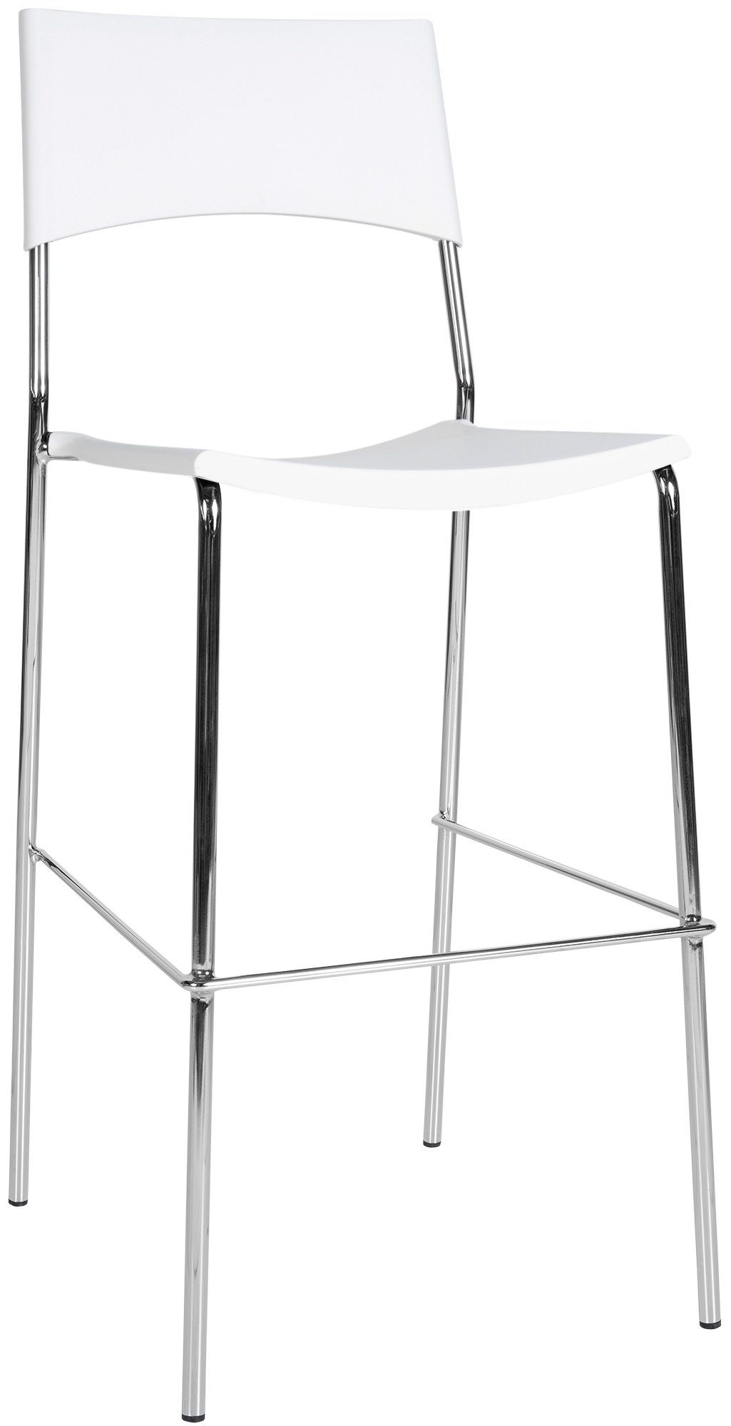 Barhocker Genua Metall-Gestell in Chromoptik