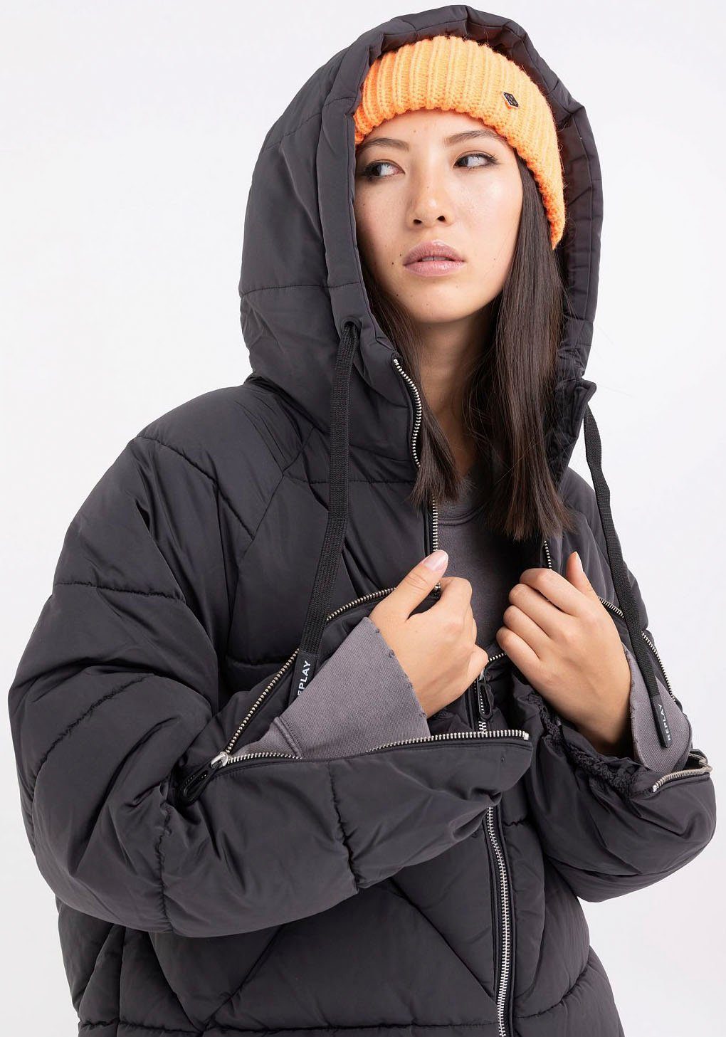 Replay Winterjacke black