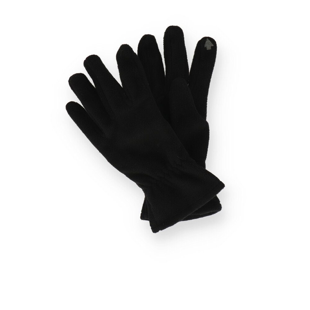 mit Fleecehandschuhe Fingertouch Fleecehandschuh Accessoires halsüberkopf Fleecehandschuh schwarz