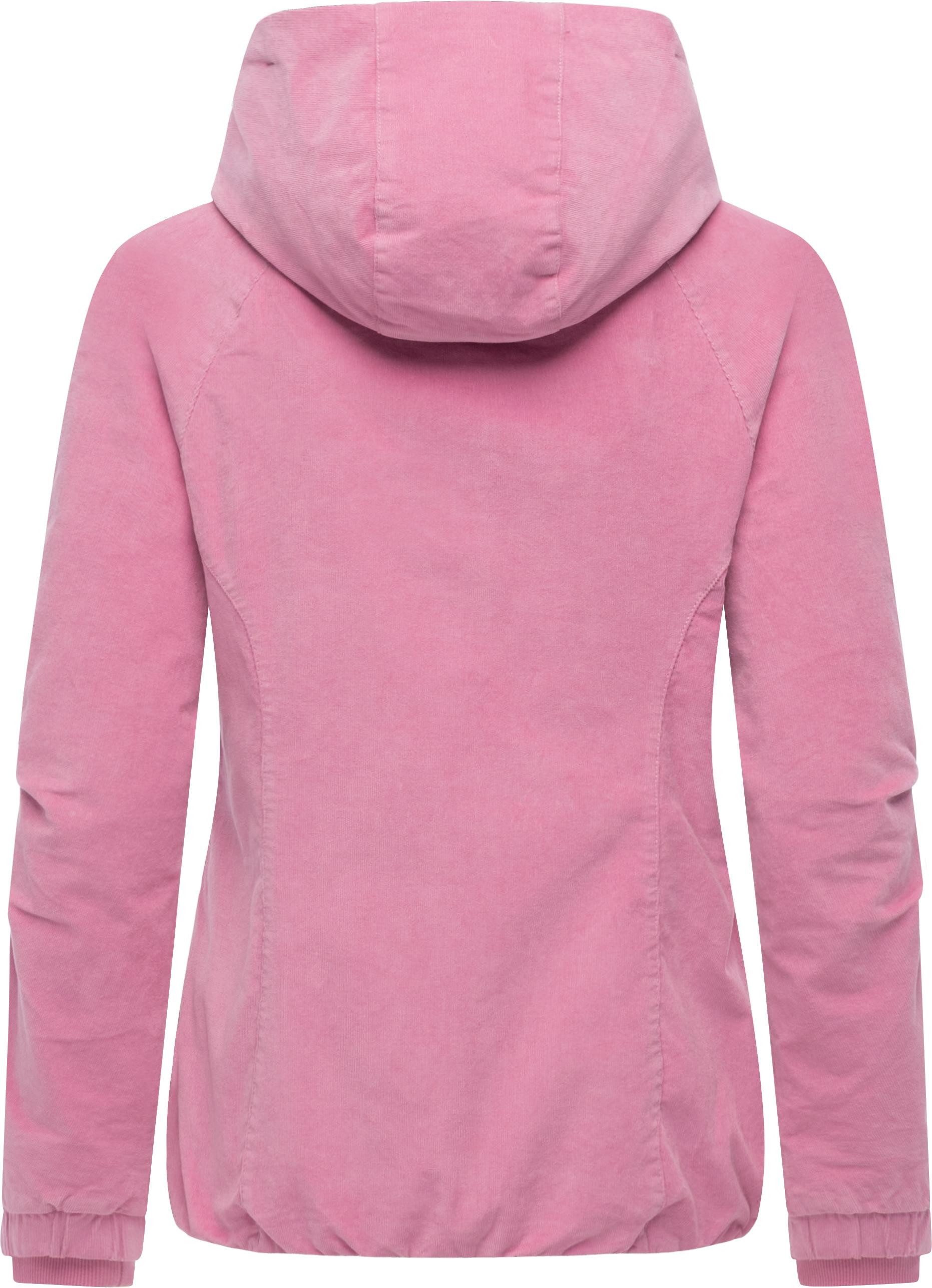 Ragwear Bomberjacke Dizzie Cordy YOUMODO Cordjacke mit verstellbarer Kapuze