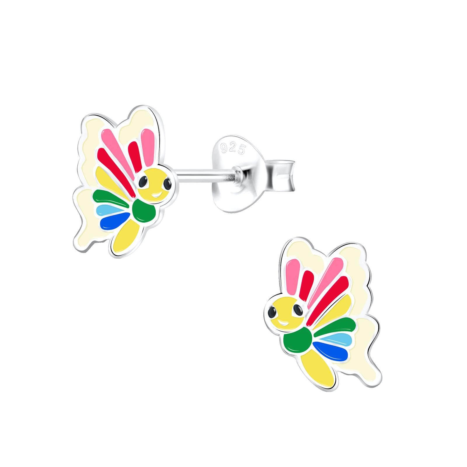 Ohrring-Set Schmetterling Kinder Ohrringe 925 Silber